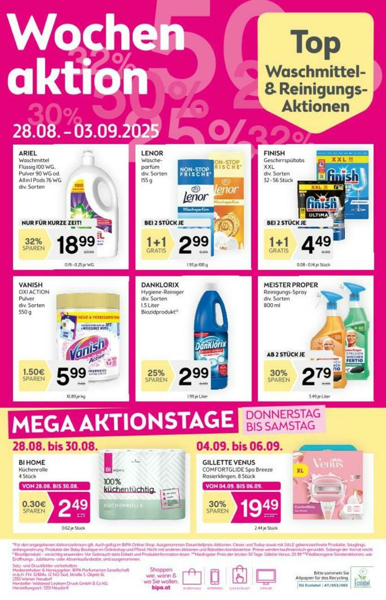 Prospekt BIPA 28.08.2025 - 10.09.2025