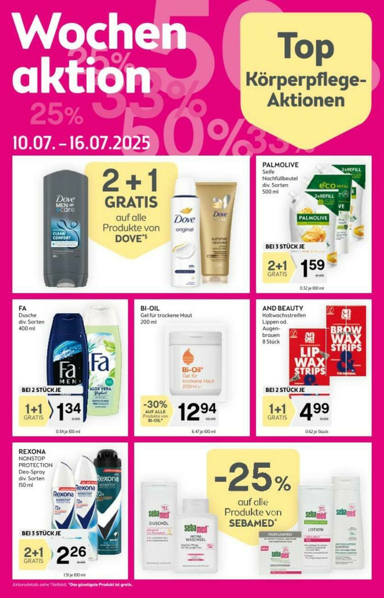 Prospekt BIPA 03.07.2025 - 16.07.2025