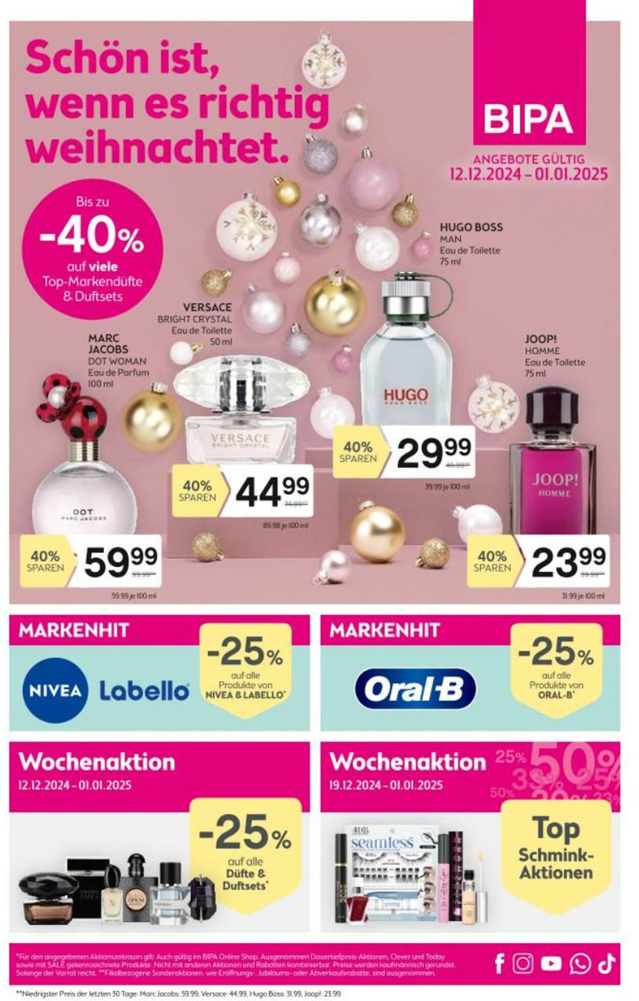 Prospekt BIPA - Bipa 12 Dez, 2024 - 1 Jän, 2025