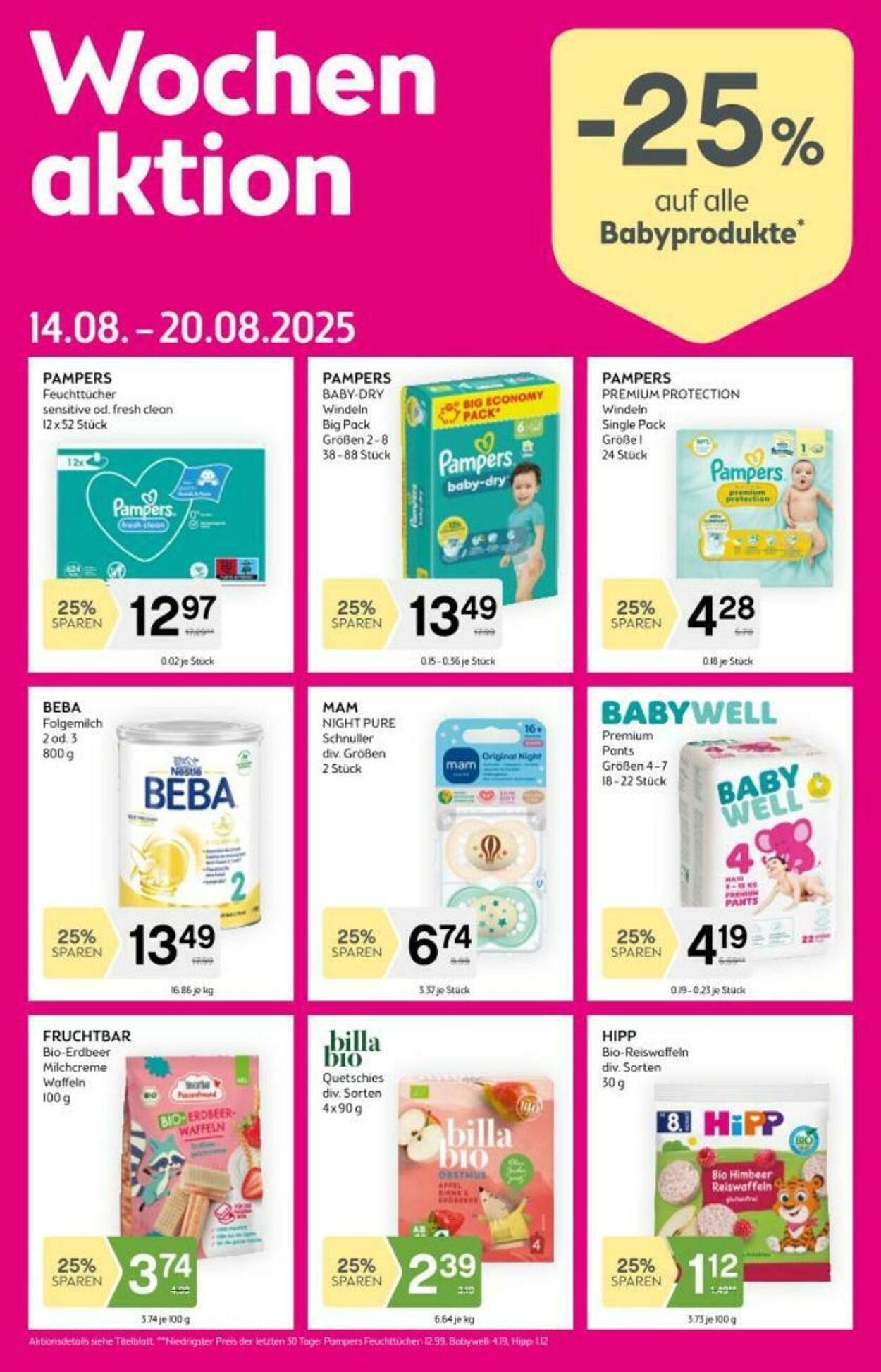 Prospekt BIPA 14.08.2025 - 27.08.2025