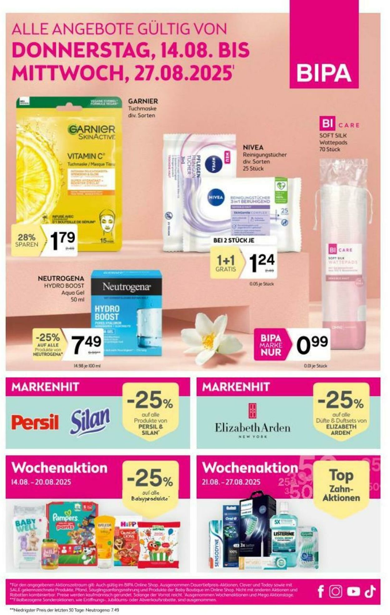 Prospekt BIPA 14.08.2025 - 27.08.2025