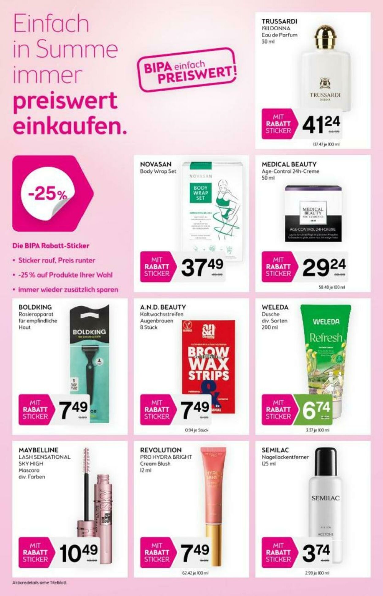 Prospekt BIPA 17.07.2025 - 30.07.2025