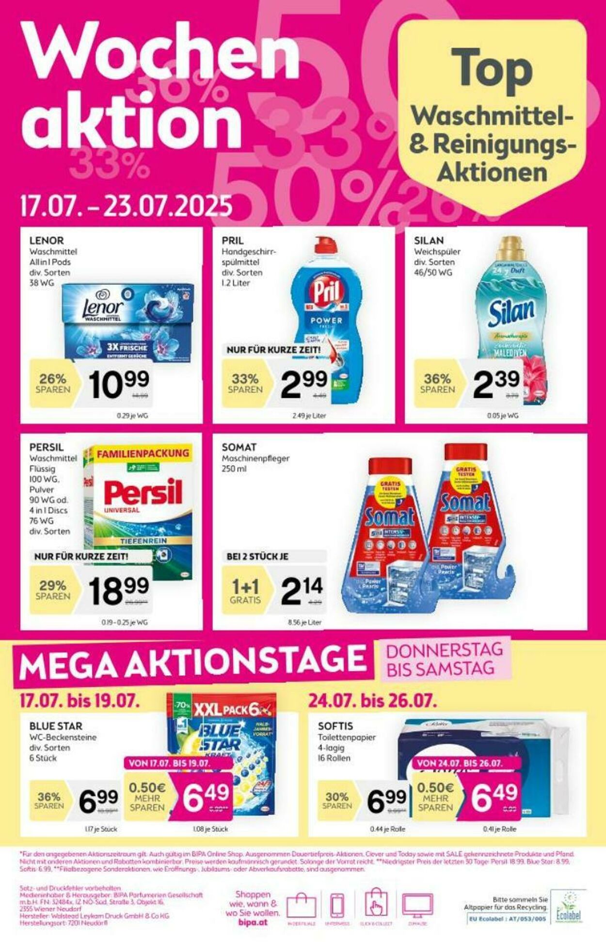 Prospekt BIPA 17.07.2025 - 30.07.2025