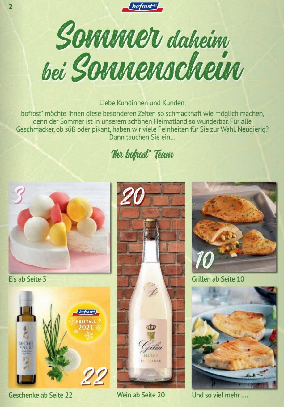 Prospekt Bofrost 26.04.2021 - 05.09.2021
