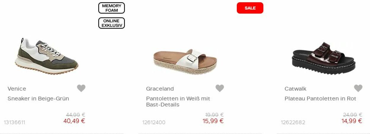 Prospekt Deichmann 22.08.2022 - 04.09.2022