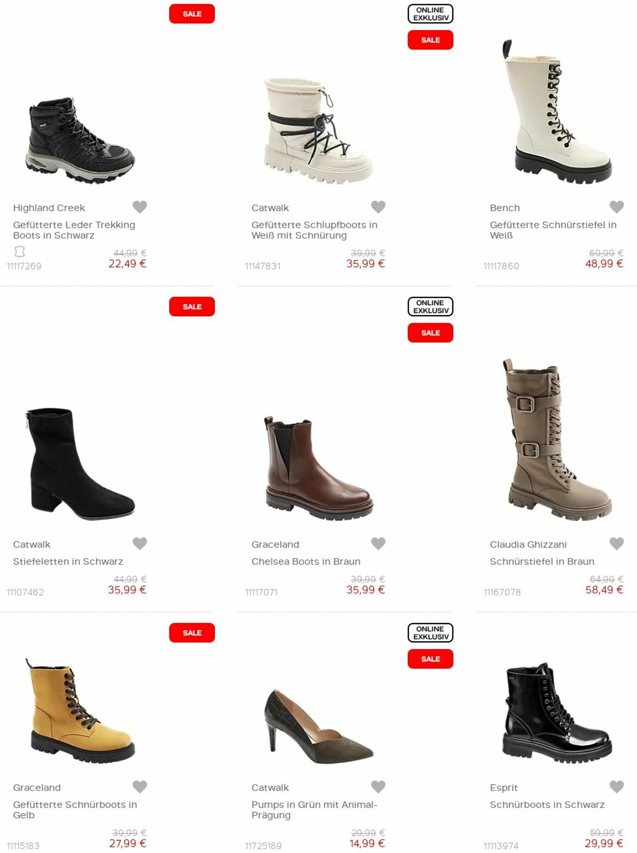 Prospekt Deichmann 01.01.2023 - 16.01.2023