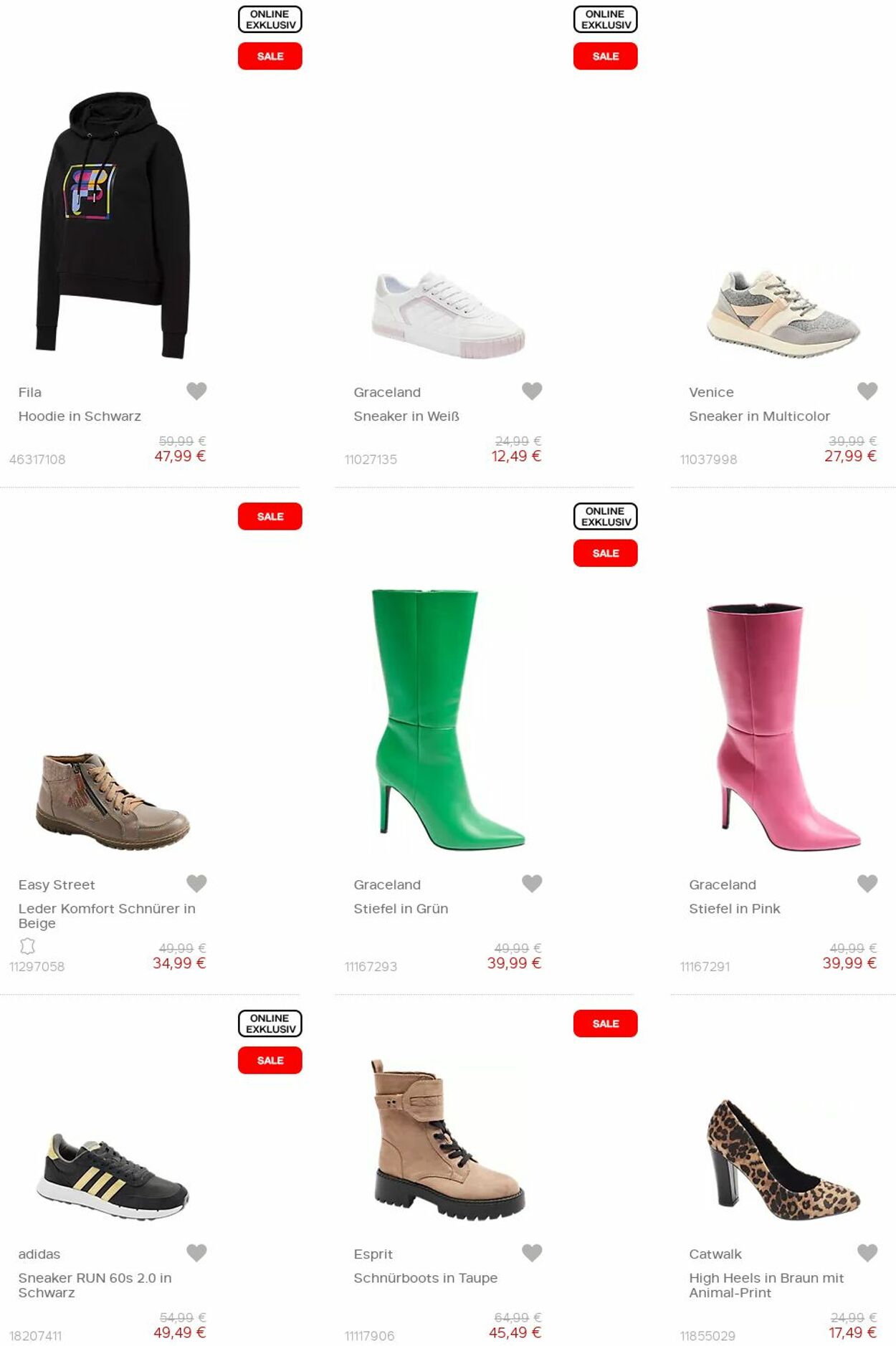 Prospekt Deichmann 01.01.2023 - 16.01.2023