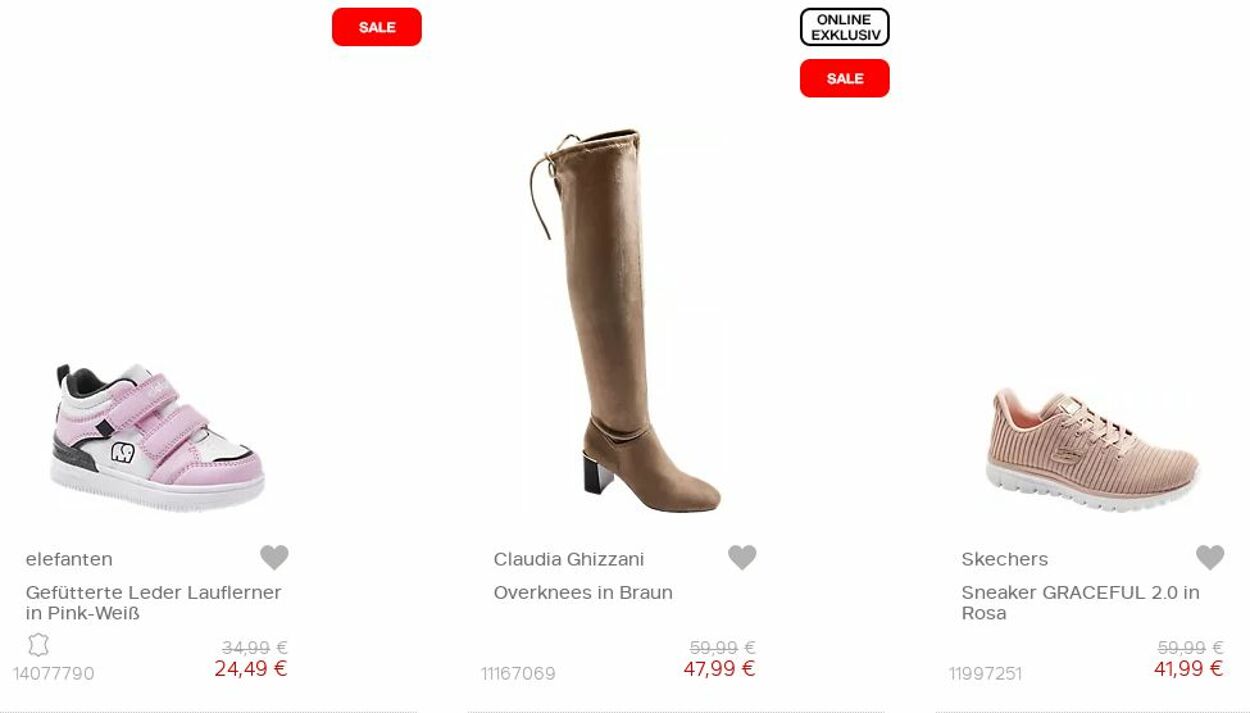 Prospekt Deichmann 01.01.2023 - 16.01.2023