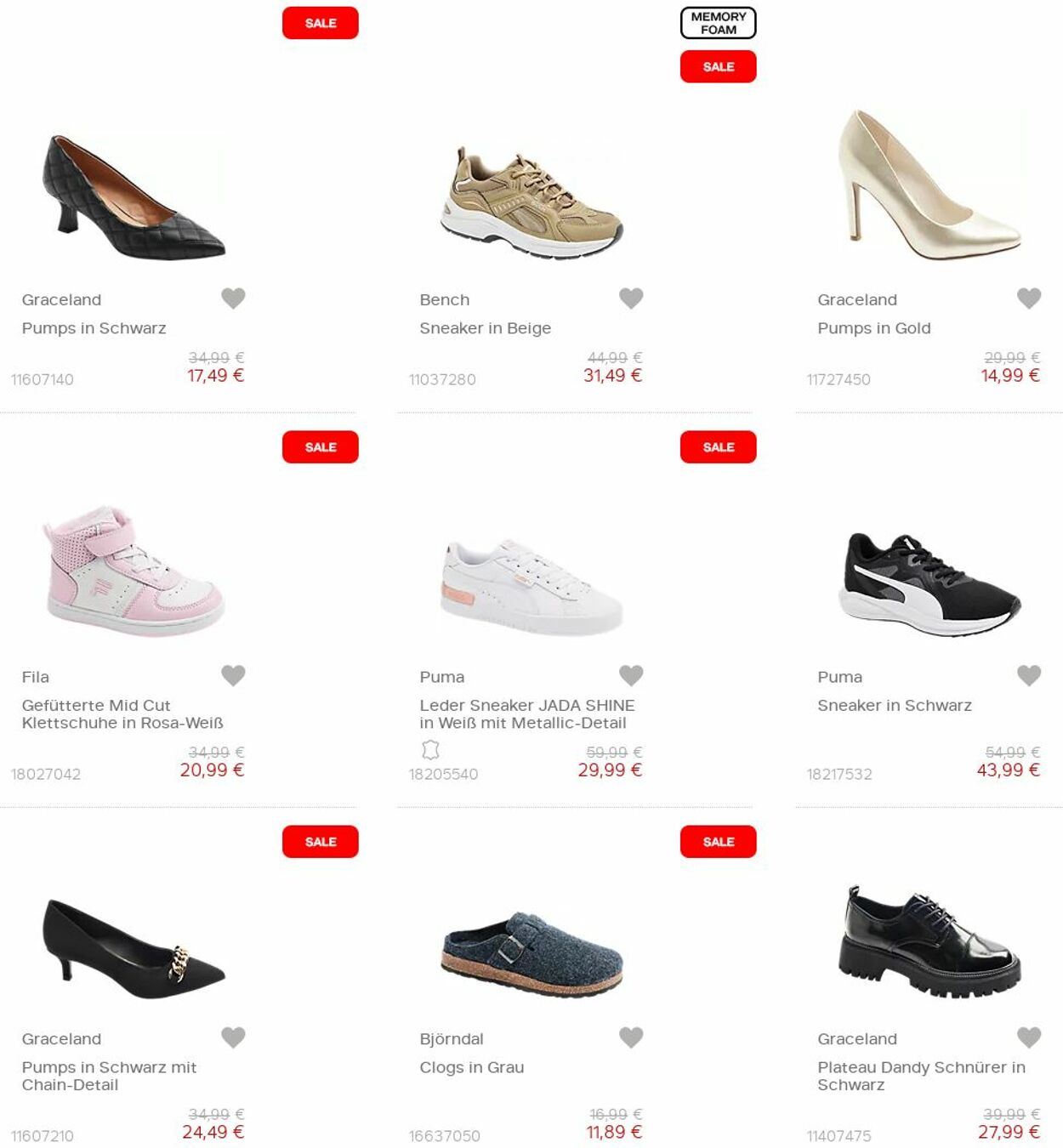 Prospekt Deichmann 01.01.2023 - 16.01.2023