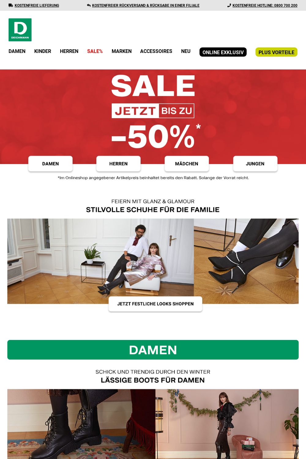 Prospekt Deichmann 01.01.2023 - 16.01.2023