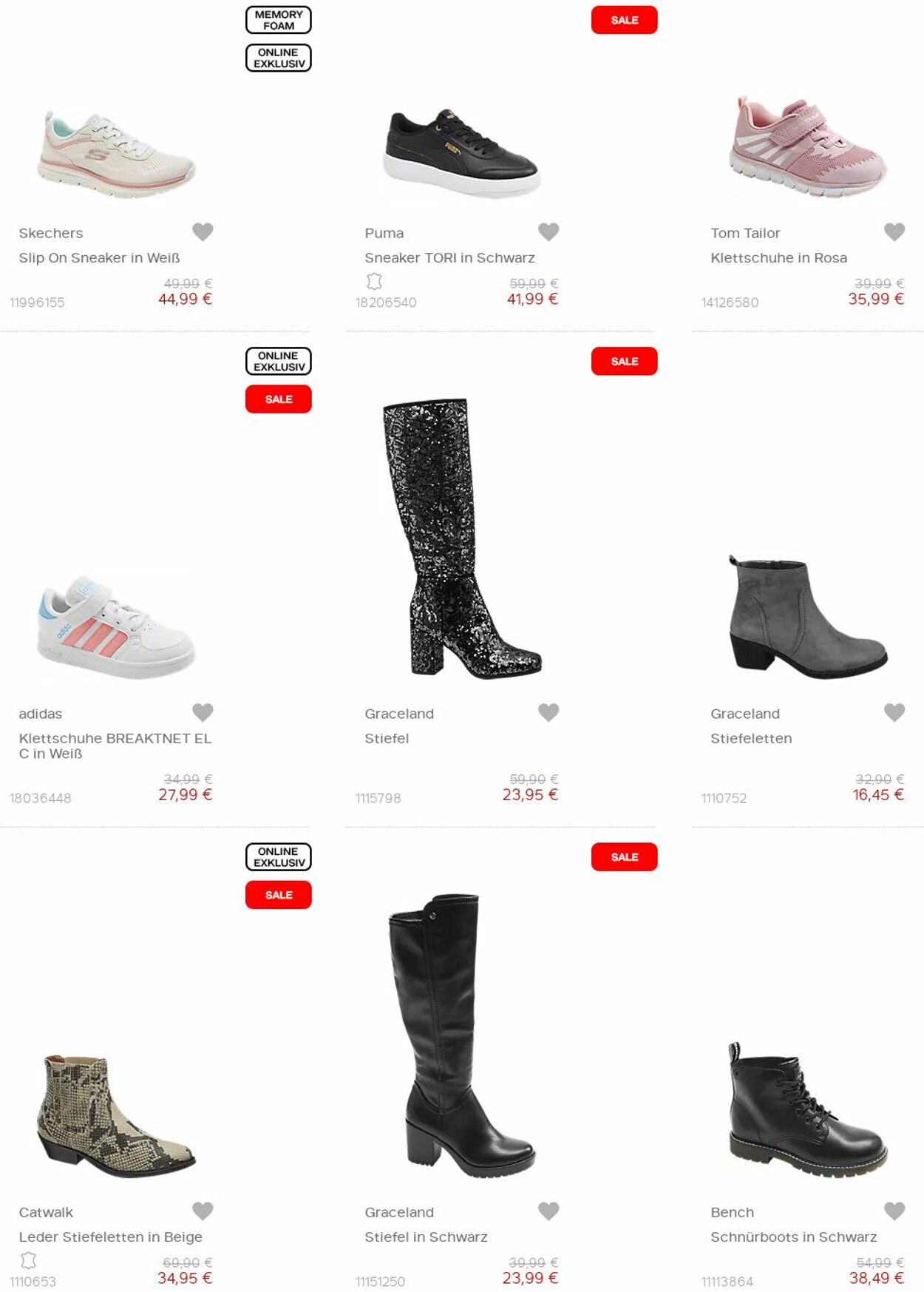 Prospekt Deichmann 16.09.2022 - 03.10.2022