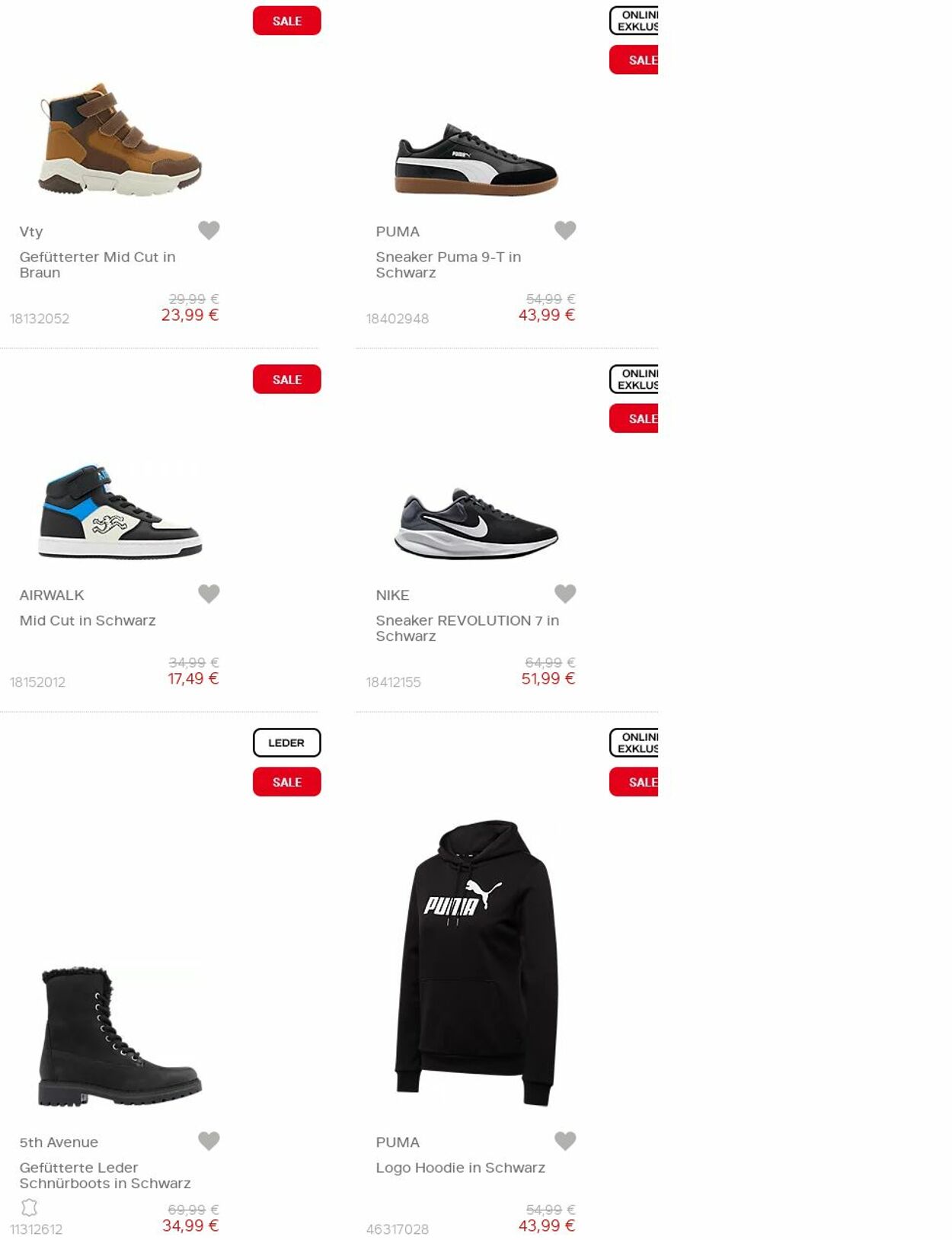 Prospekt Deichmann 01.01.2025 - 16.01.2025