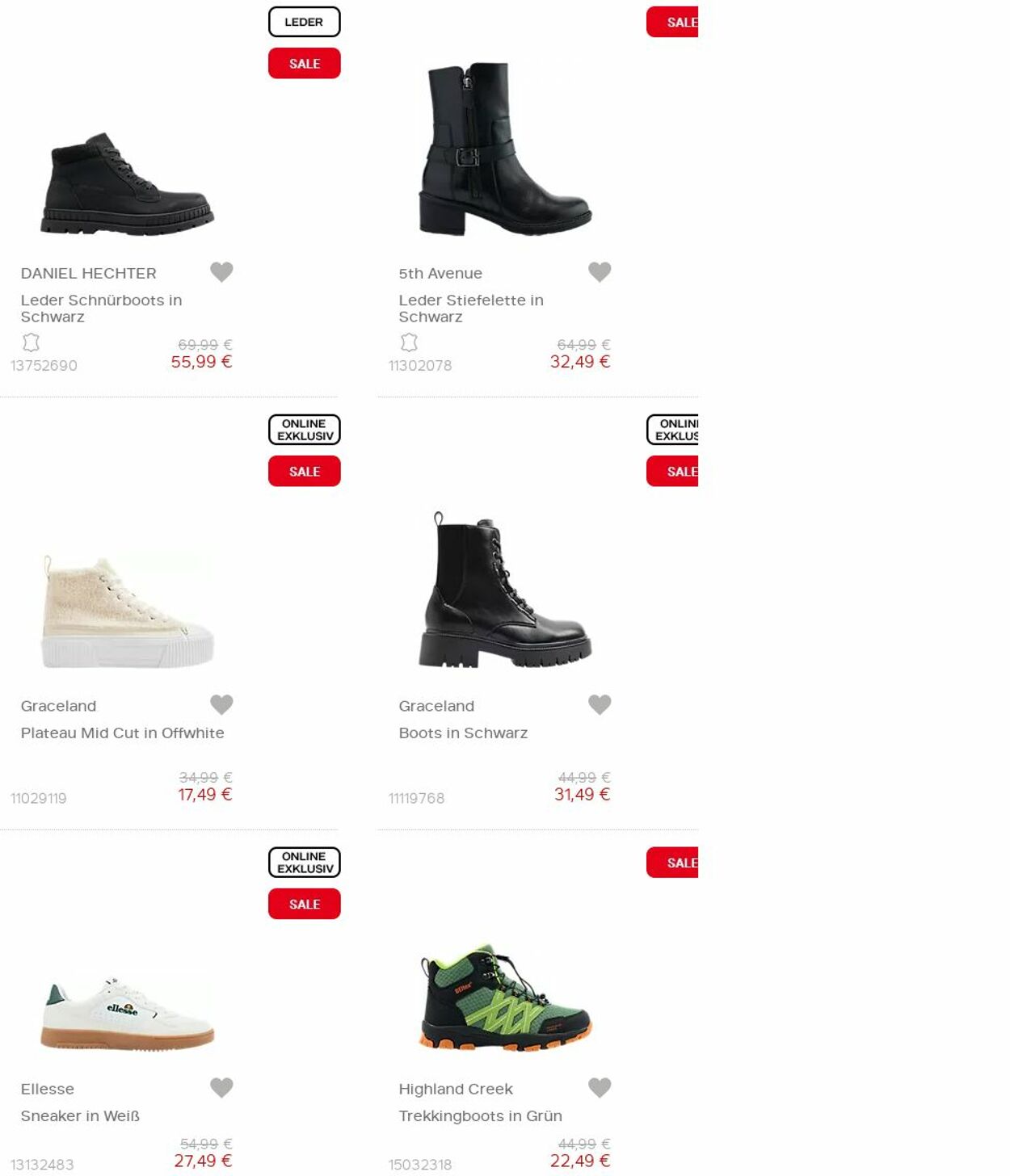 Prospekt Deichmann 01.01.2025 - 16.01.2025