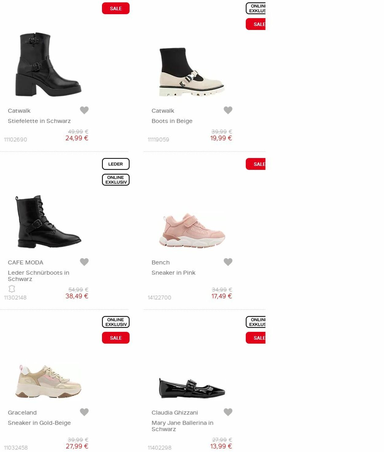 Prospekt Deichmann 01.01.2025 - 16.01.2025