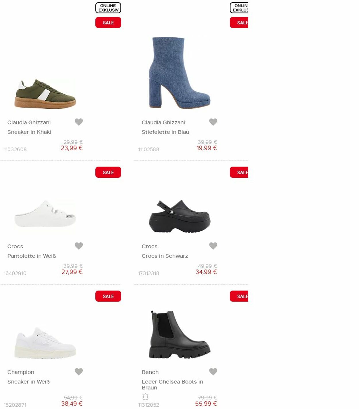 Prospekt Deichmann 01.01.2025 - 16.01.2025