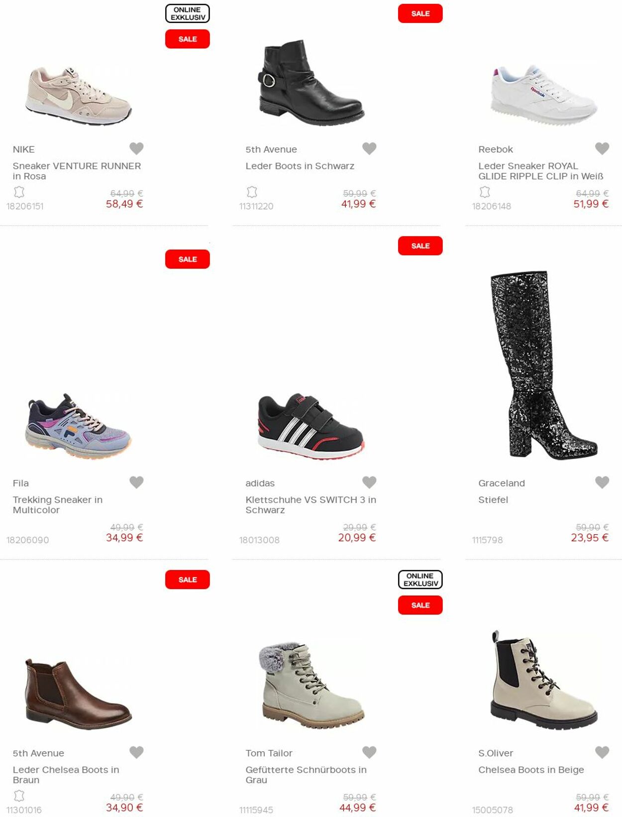 Prospekt Deichmann 01.10.2022 - 16.10.2022