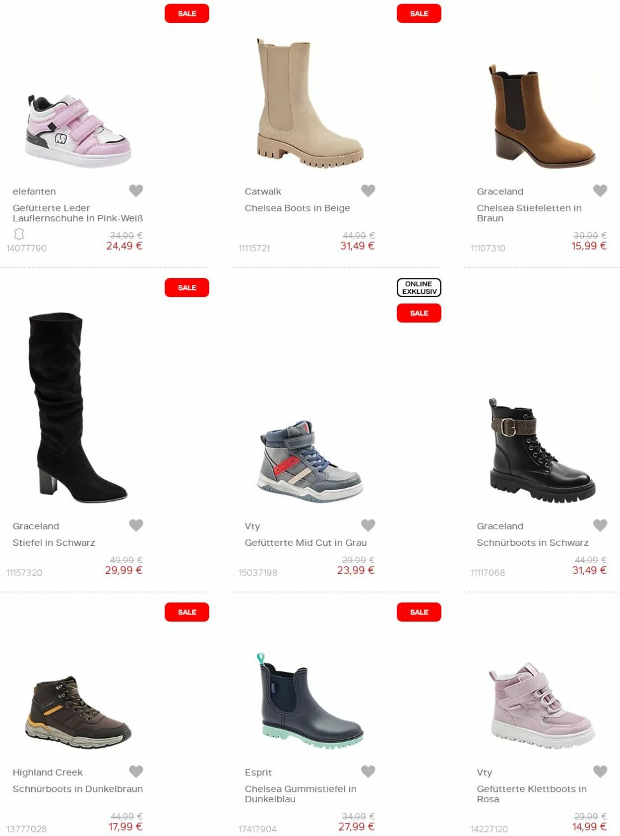 Prospekt Deichmann 16.01.2023 - 31.01.2023