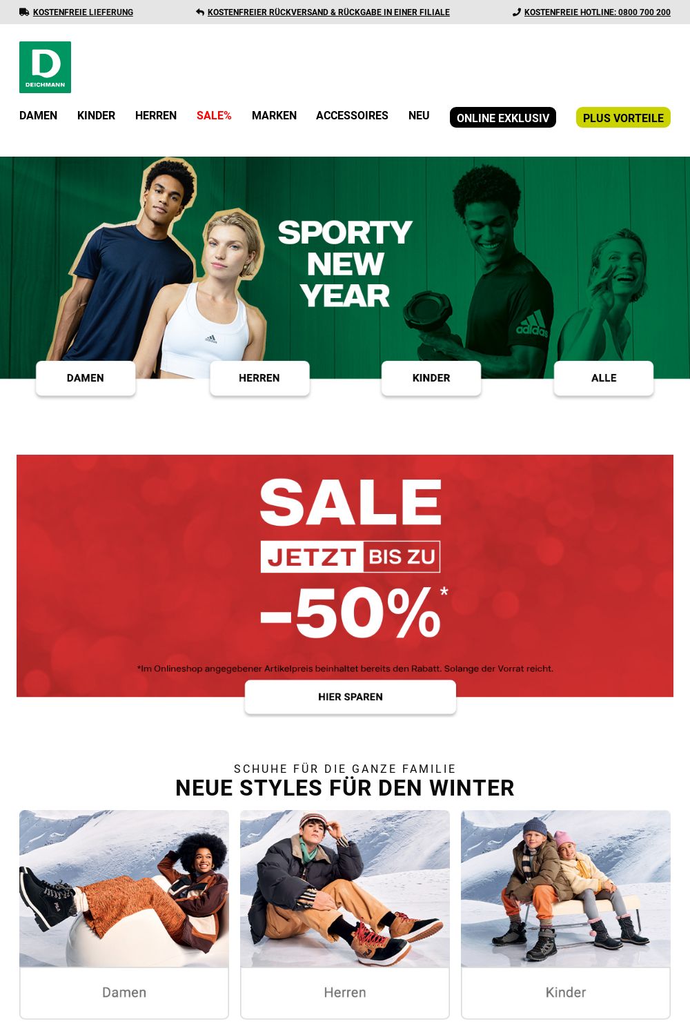 Prospekt Deichmann 16.01.2023 - 31.01.2023