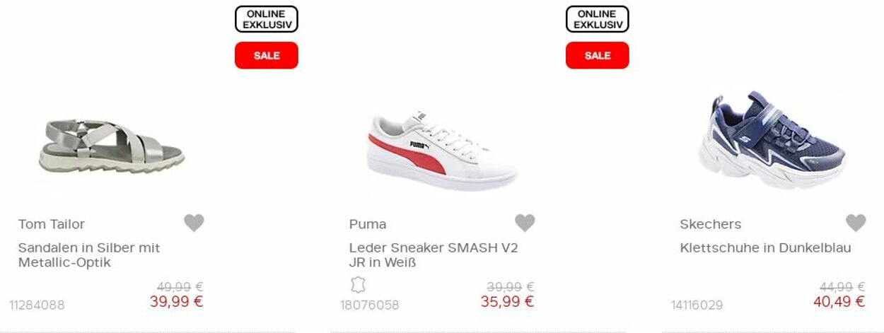 Prospekt Deichmann 25.07.2022 - 07.08.2022