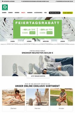 Prospekt Deichmann 15.08.2022 - 28.08.2022