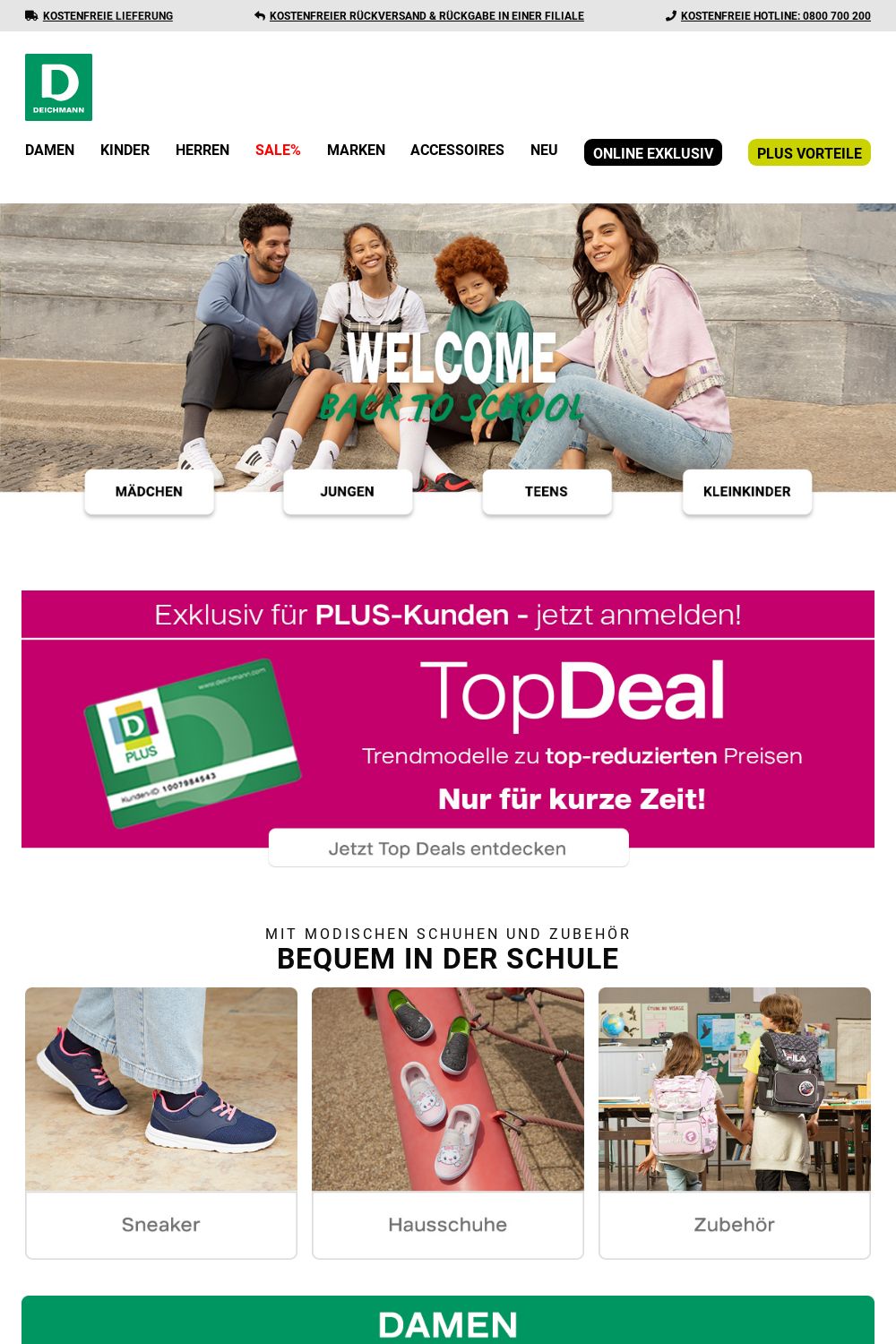 Prospekt Deichmann 29.08.2022 - 11.09.2022