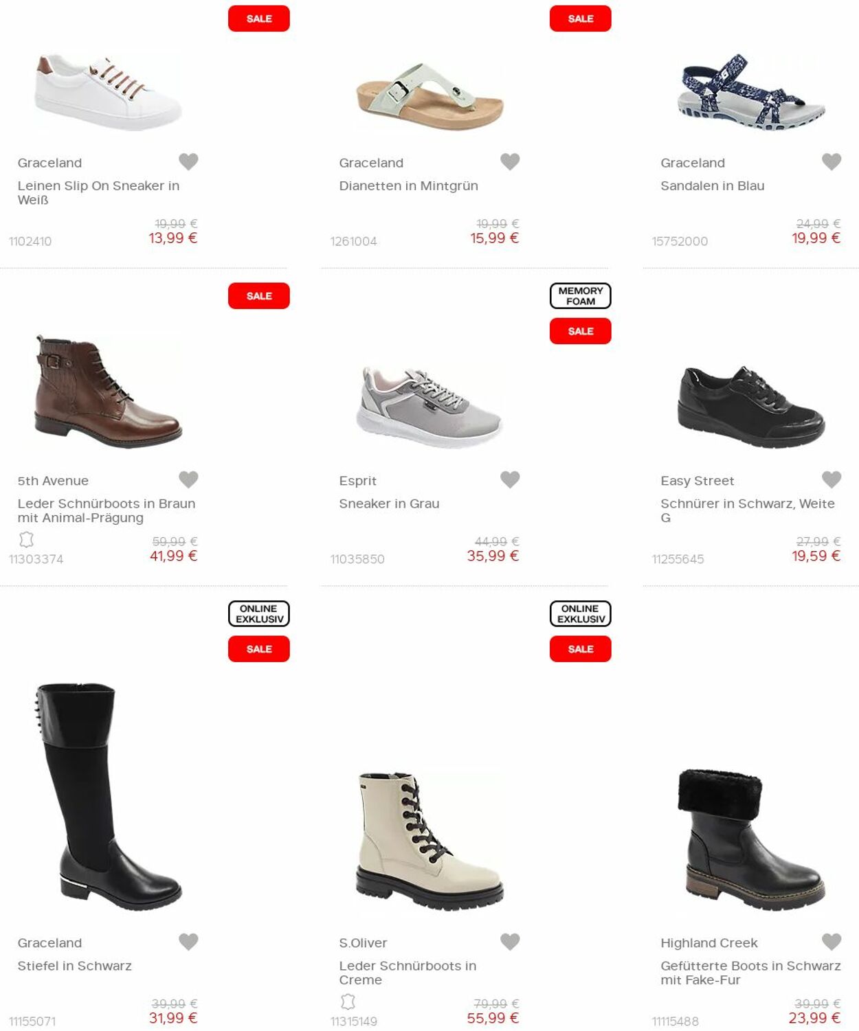 Prospekt Deichmann 29.08.2022 - 11.09.2022