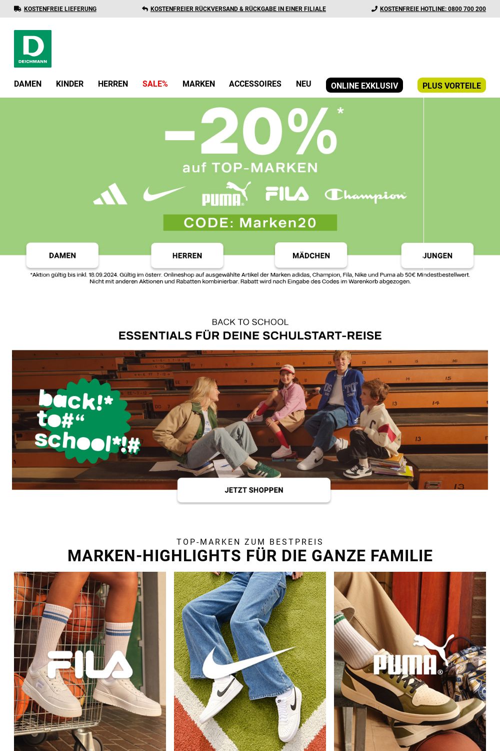 Prospekt Deichmann 16.09.2024 - 30.09.2024