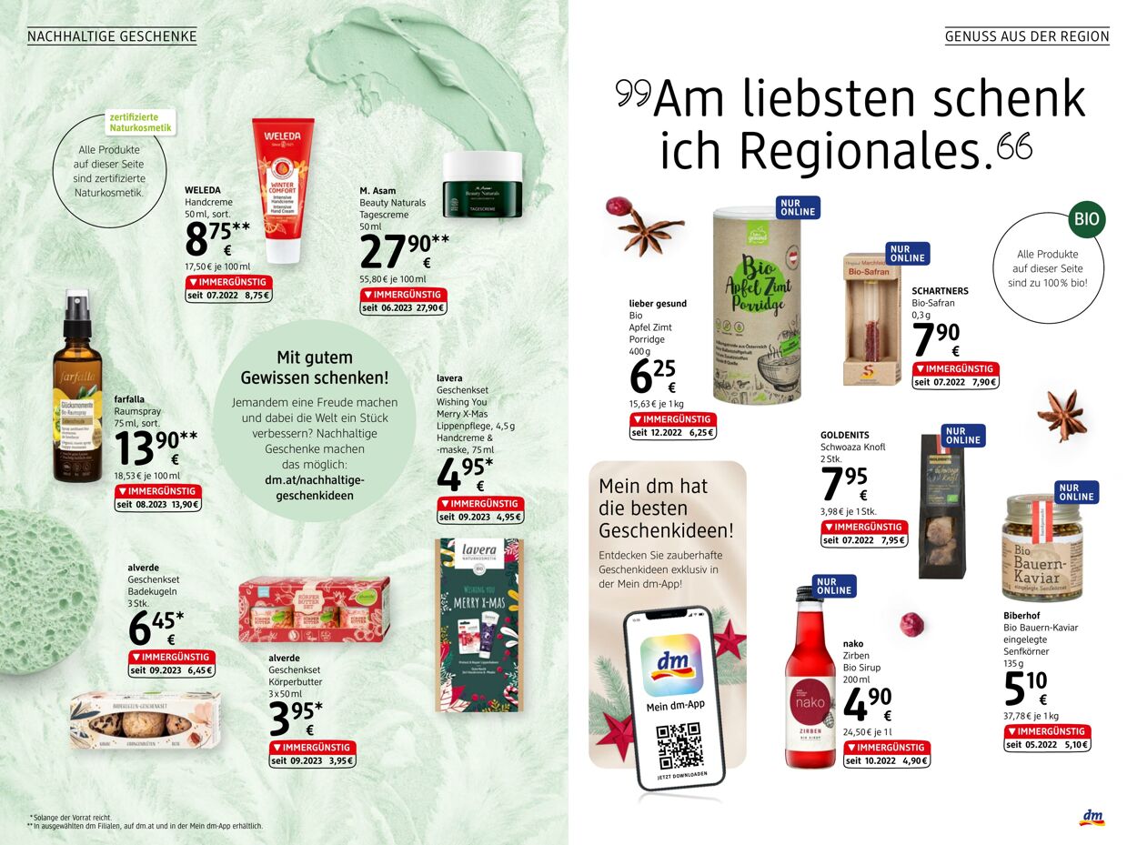 Prospekt DM Drogeriemarkt 24.11.2023 - 31.12.2023