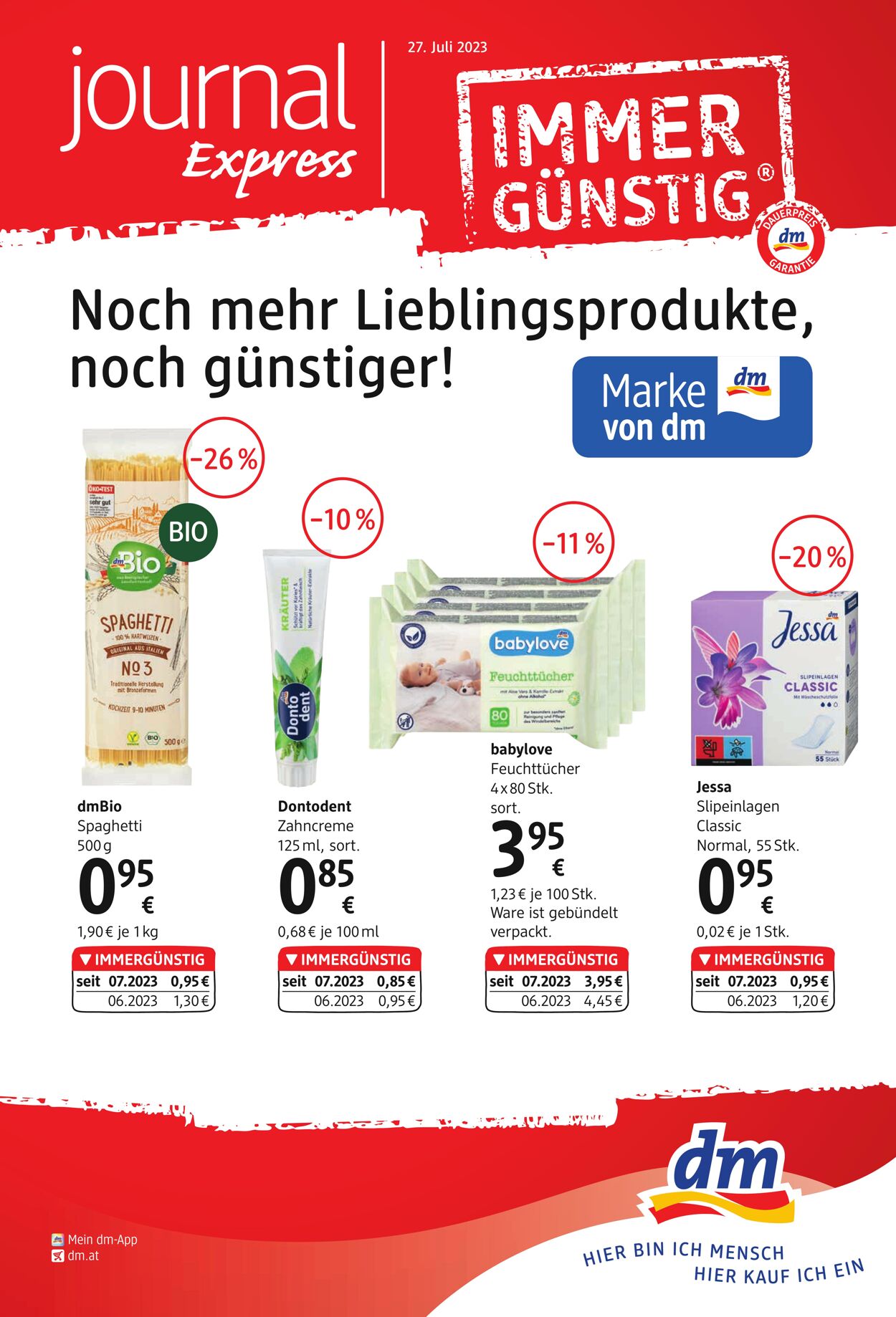 Prospekt DM Drogeriemarkt 27.07.2023 - 09.08.2023