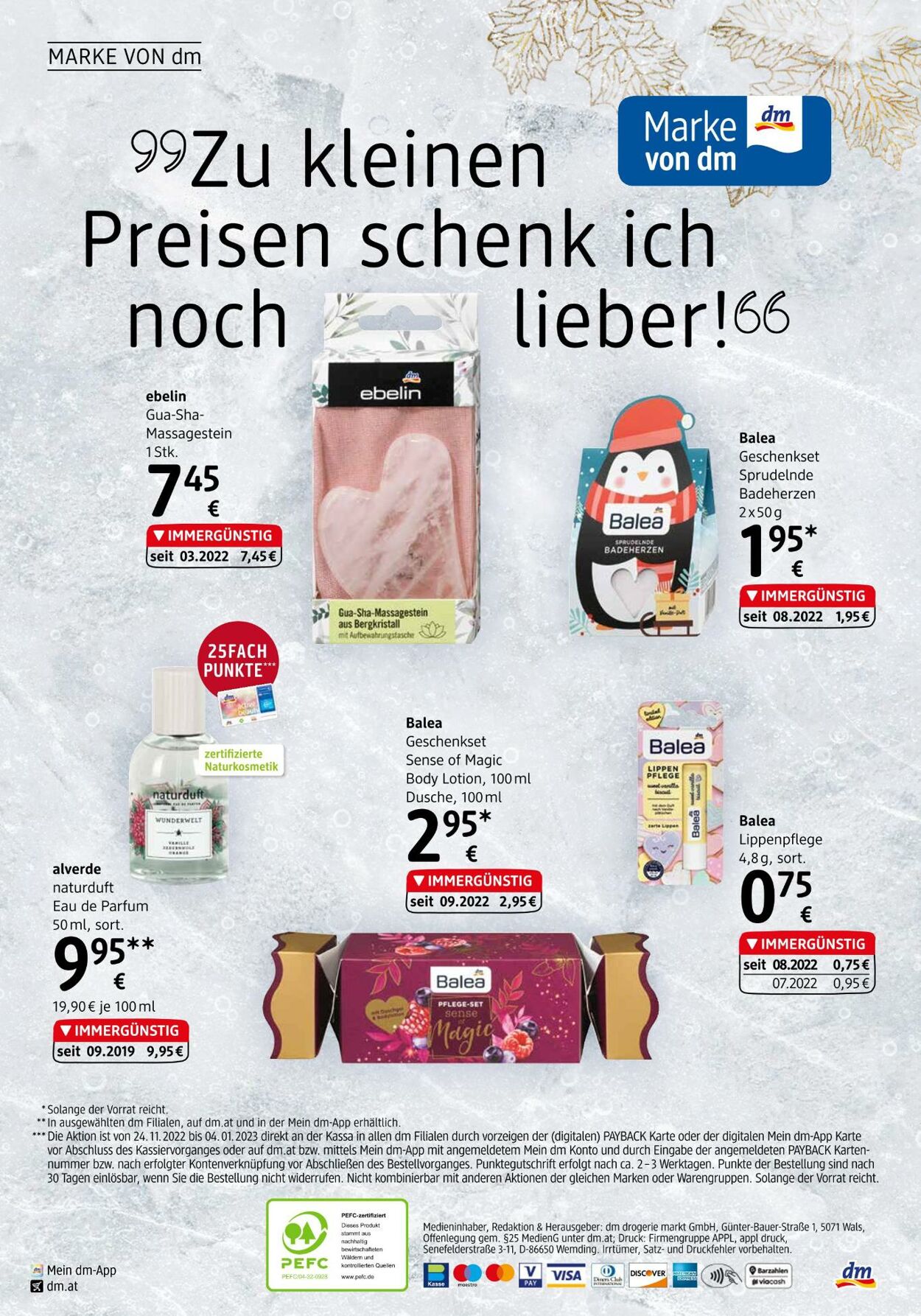 Prospekt DM Drogeriemarkt 24.11.2022 - 04.01.2023