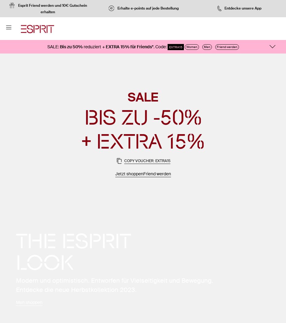 Prospekt Esprit 16.10.2023 - 29.10.2023