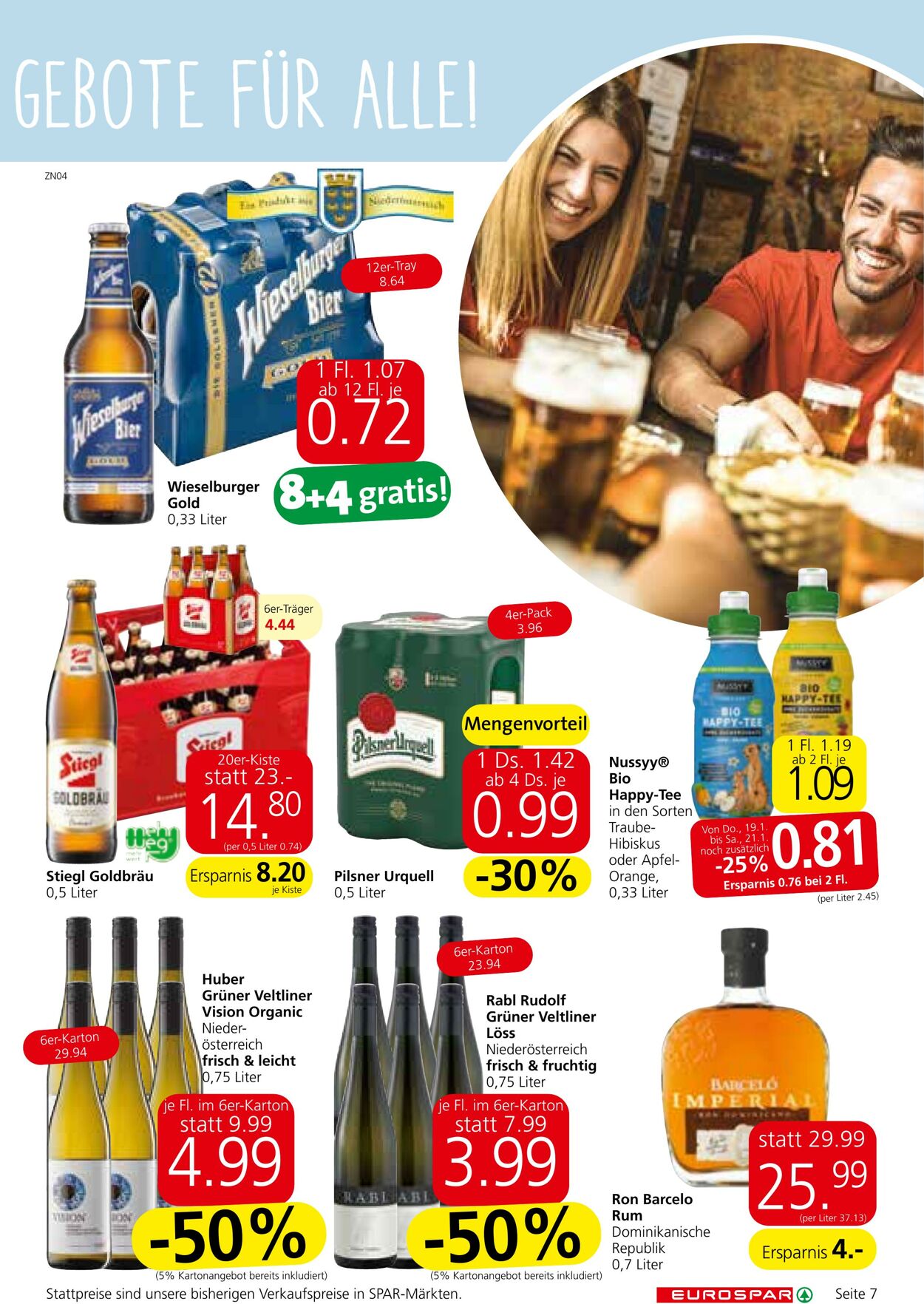 Prospekt Eurospar 19.01.2023 - 01.02.2023