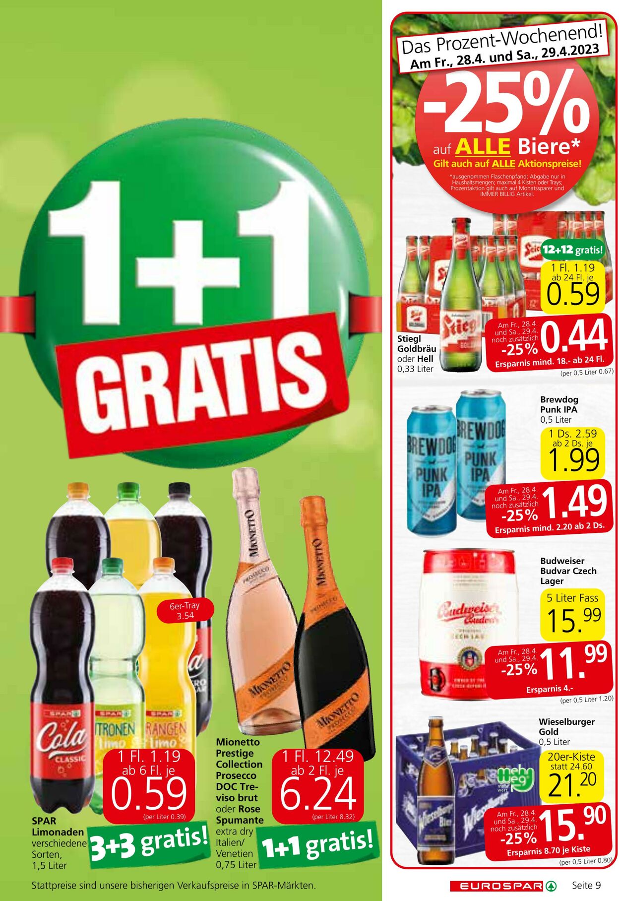 Prospekt Eurospar 27.04.2023 - 10.05.2023