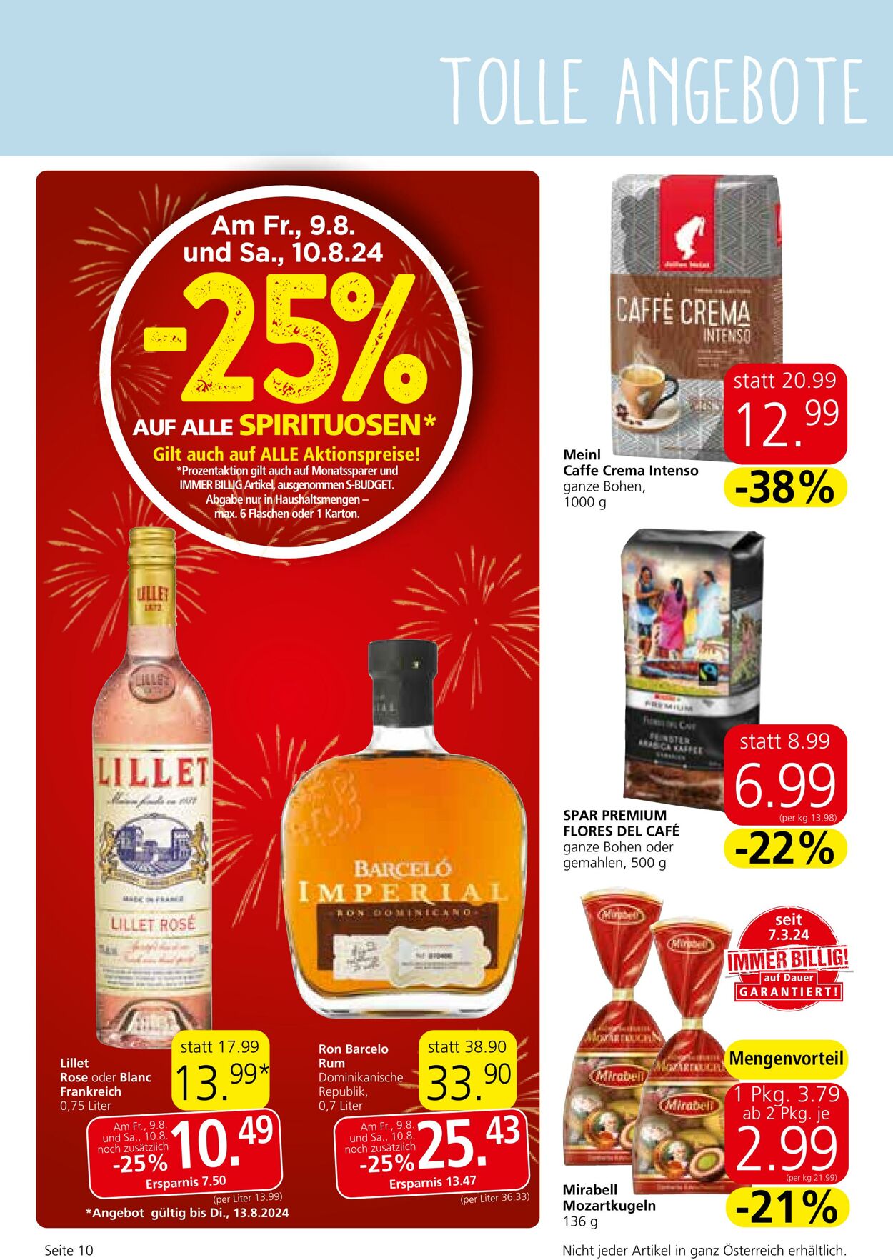 Prospekt Eurospar 08.08.2024 - 21.08.2024