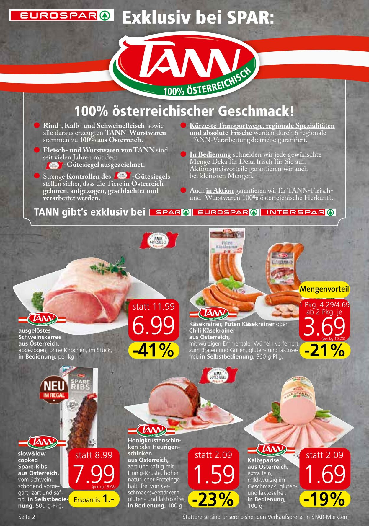 Prospekt Eurospar 11.08.2022 - 24.08.2022