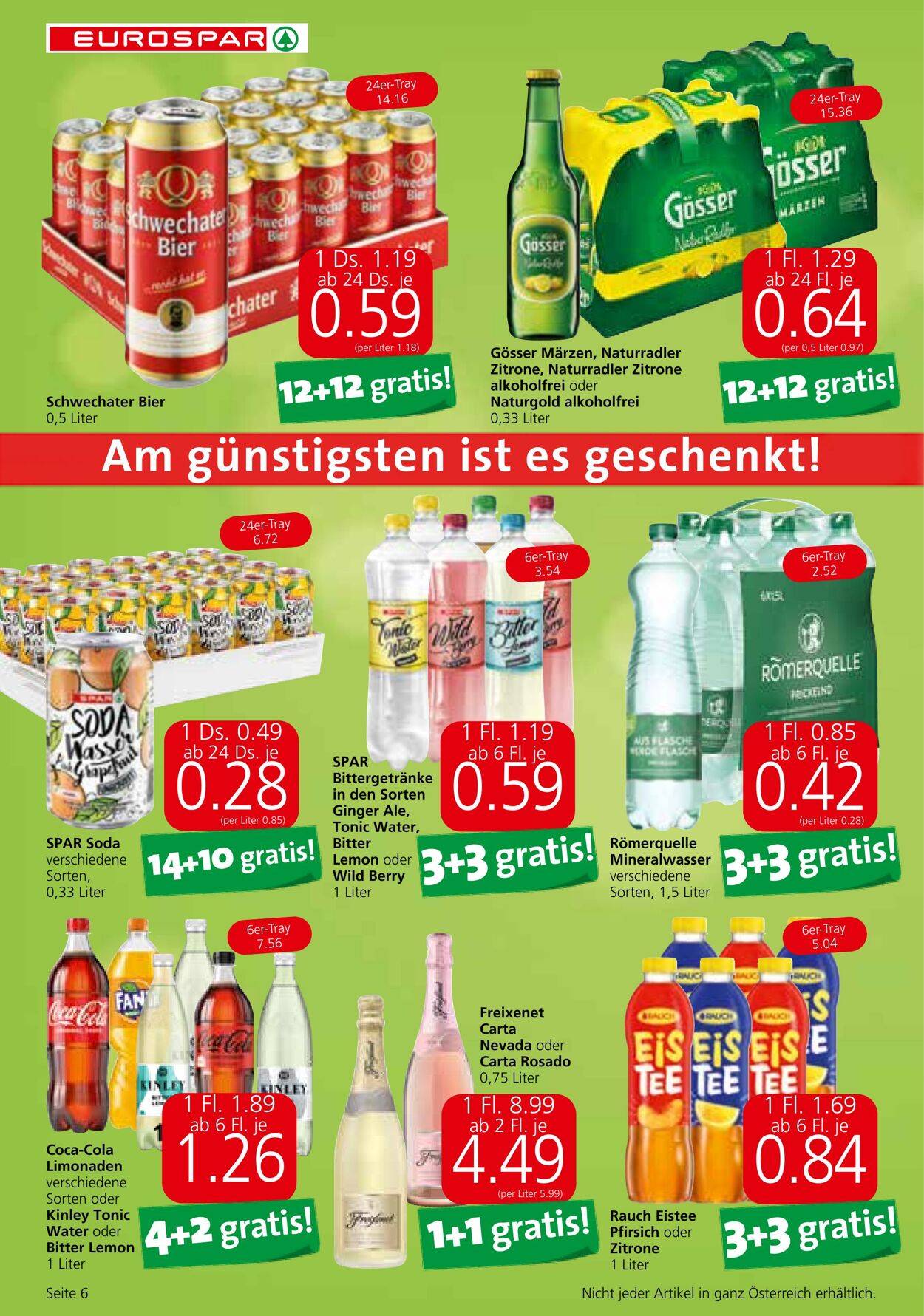 Prospekt Eurospar 31.08.2023 - 13.09.2023