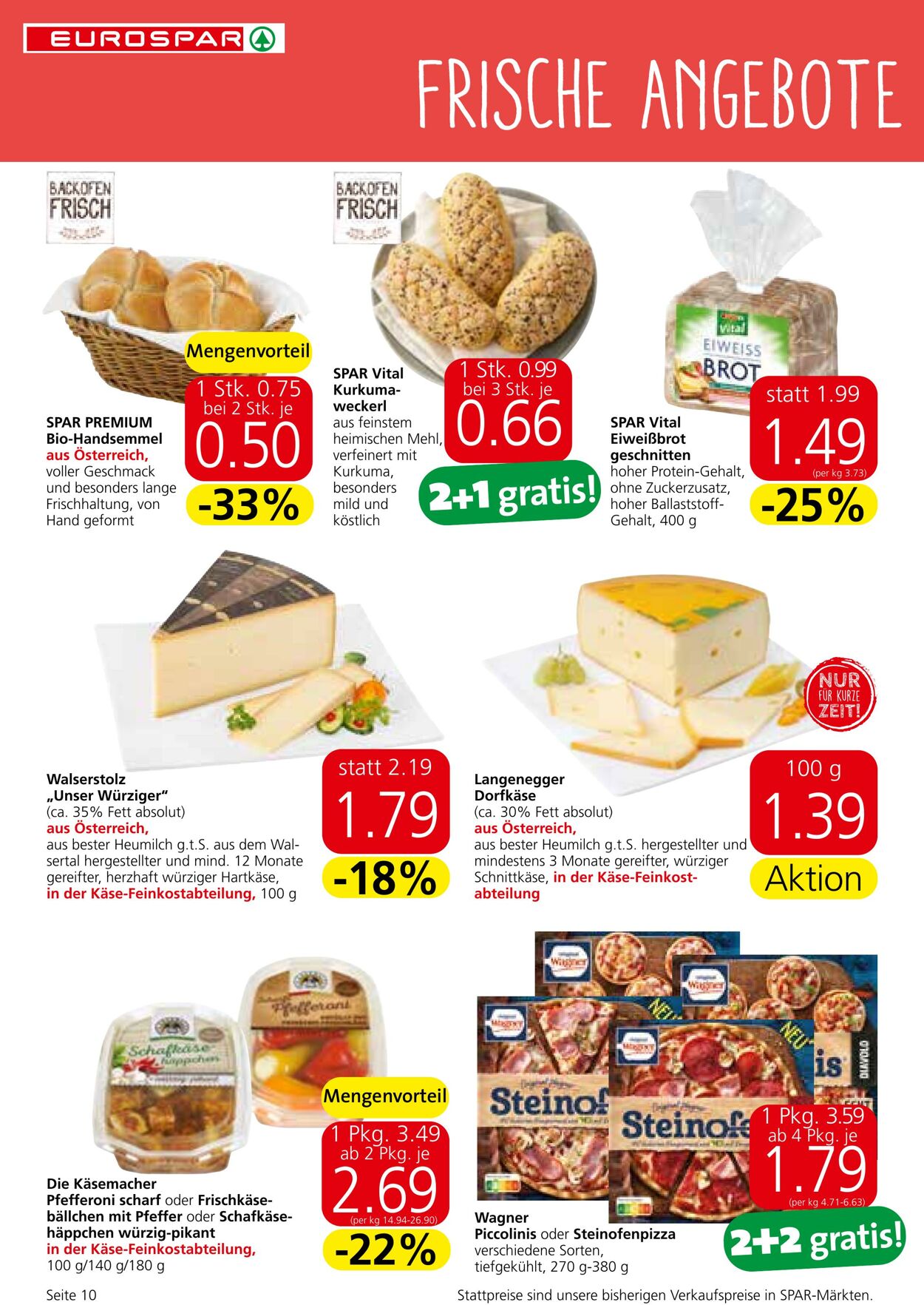 Prospekt Eurospar 20.10.2022 - 02.11.2022