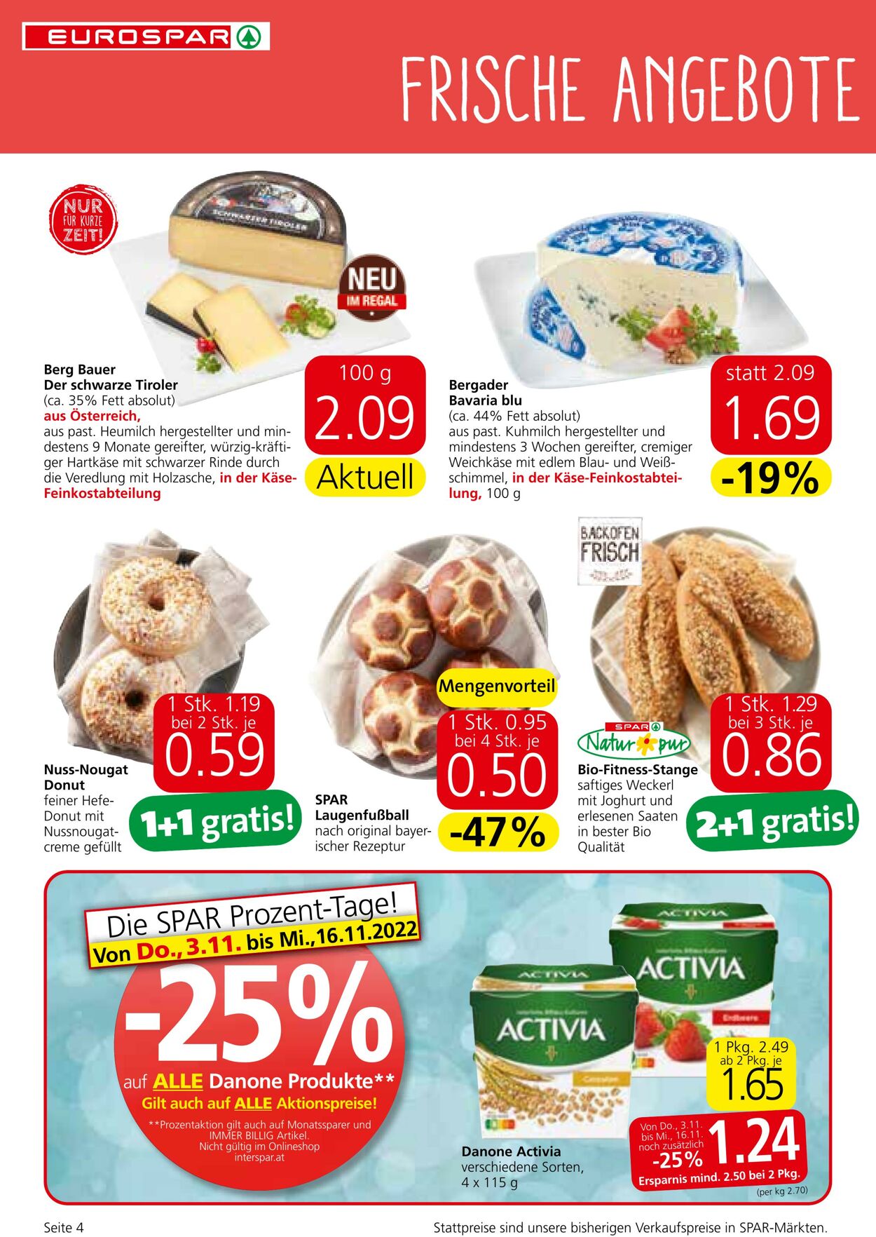 Prospekt Eurospar 03.11.2022 - 16.11.2022