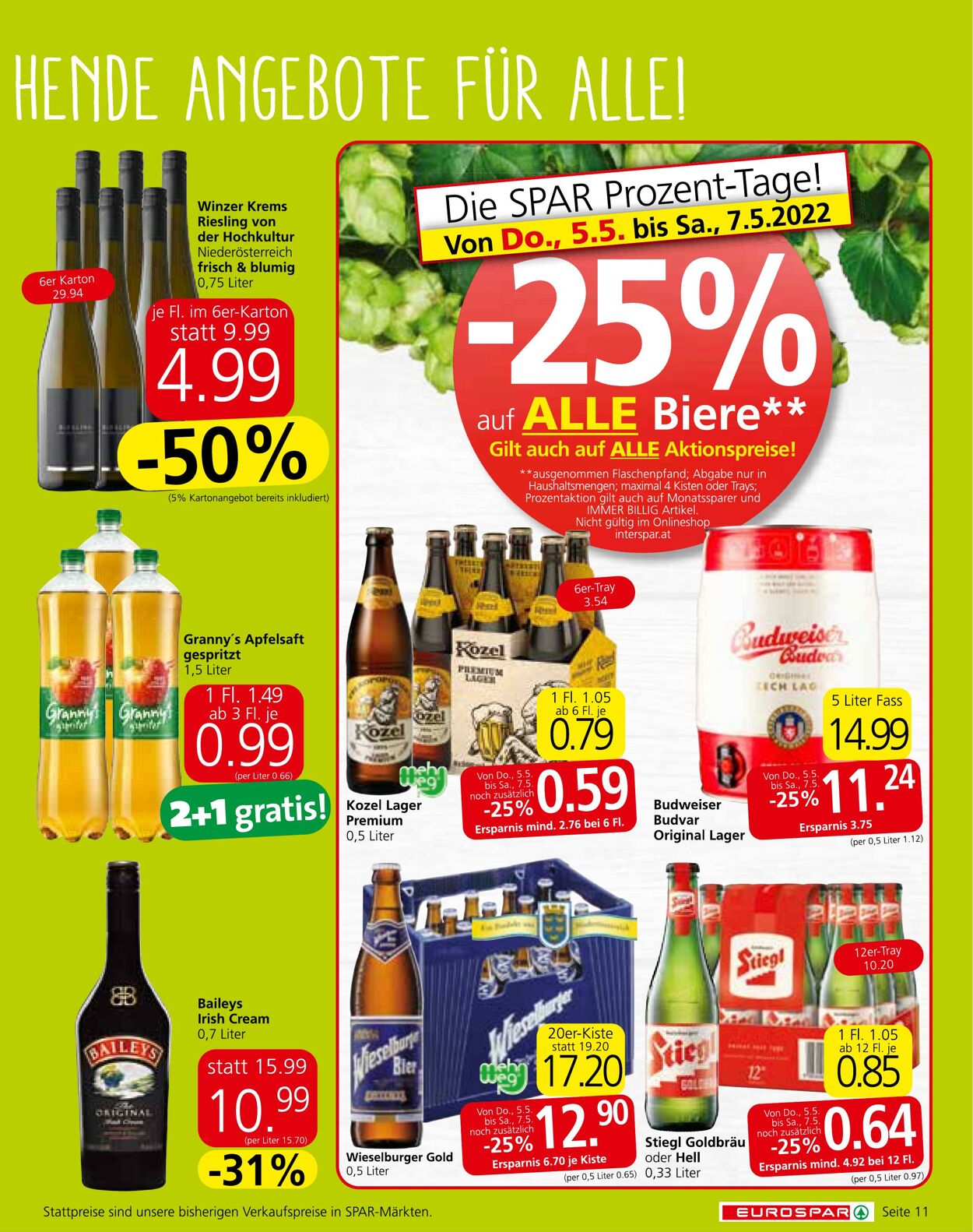 Prospekt Eurospar 05.05.2022 - 18.05.2022