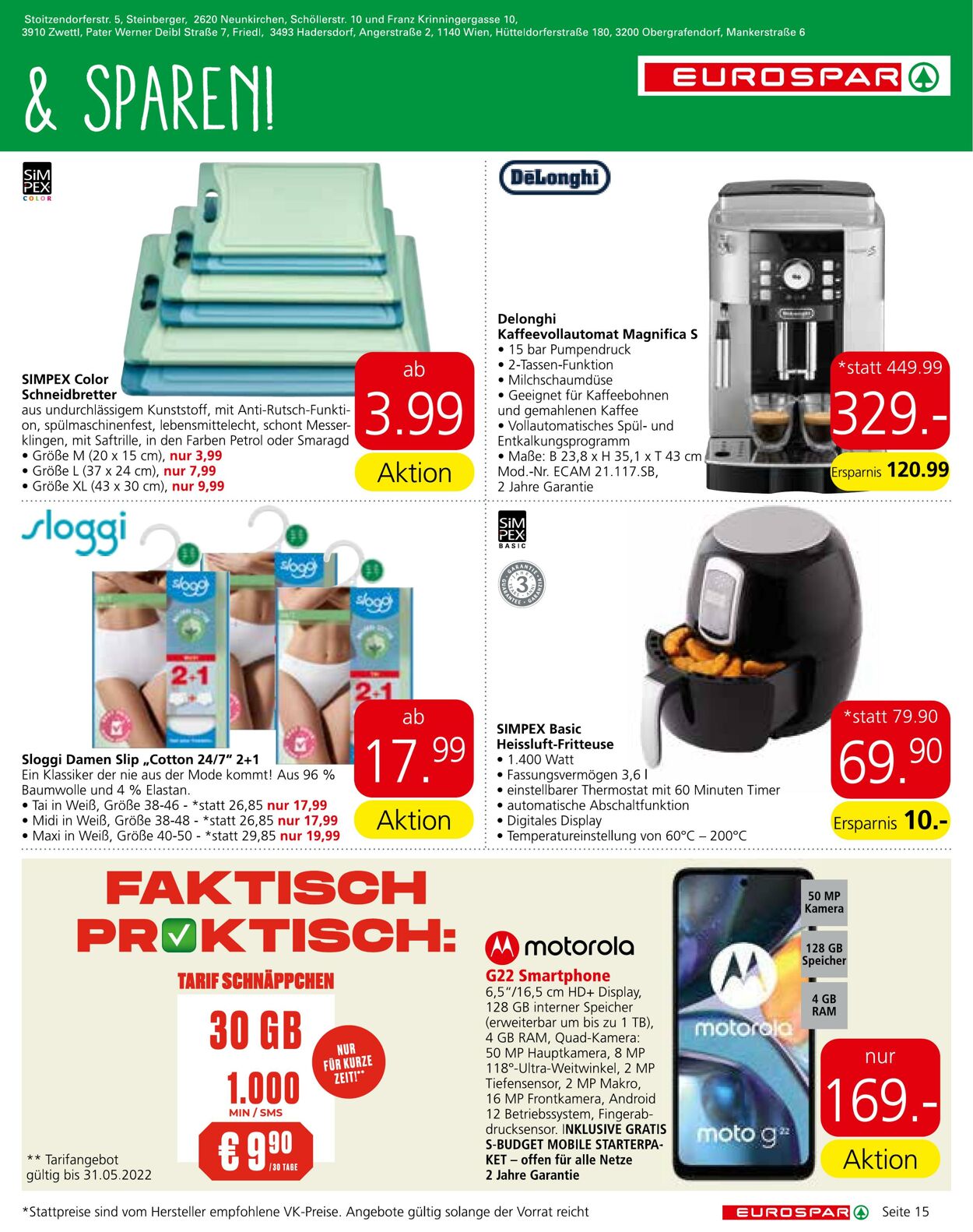 Prospekt Eurospar 05.05.2022 - 18.05.2022