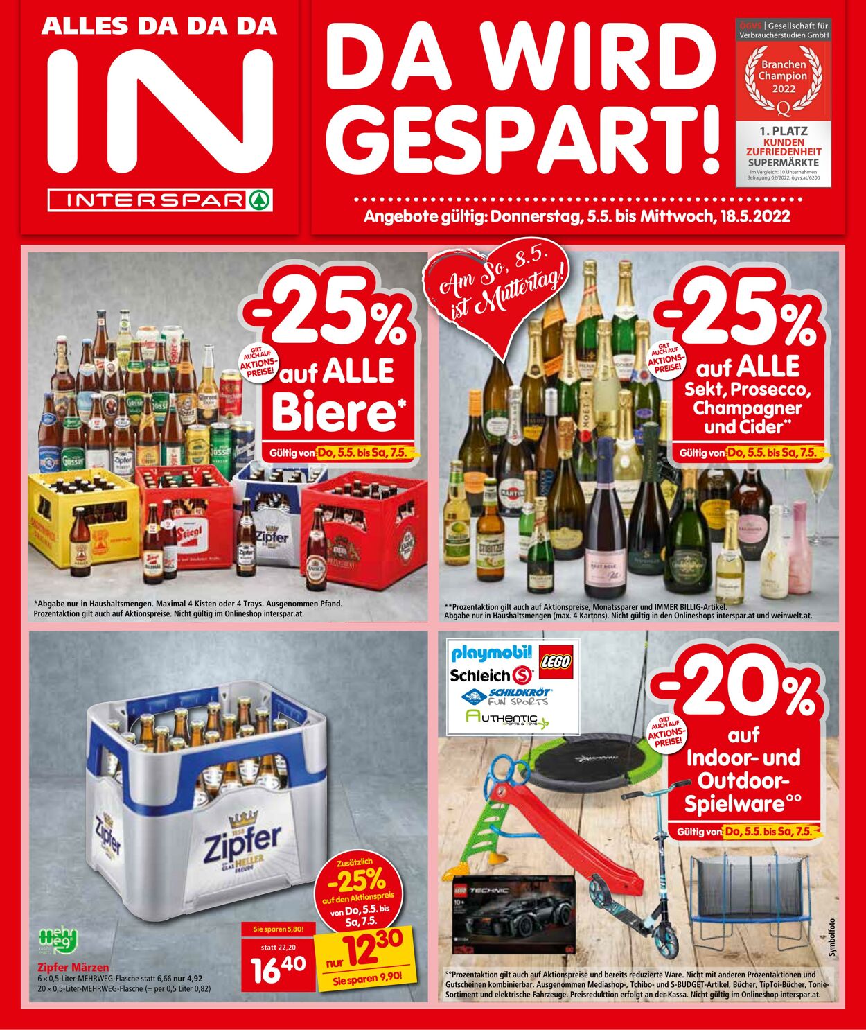 Prospekt Eurospar 05.05.2022 - 18.05.2022