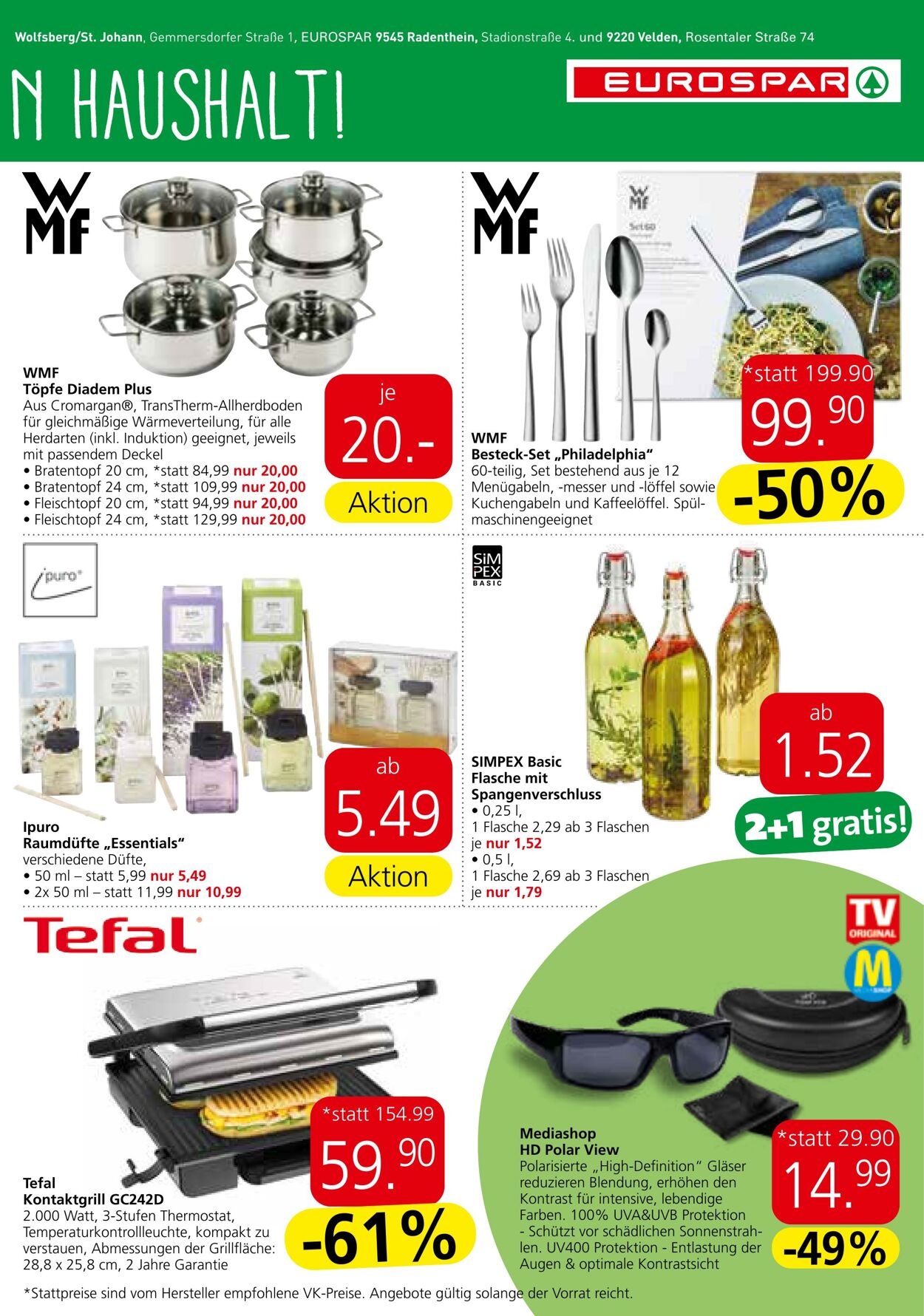 Prospekt Eurospar 14.07.2022 - 27.07.2022