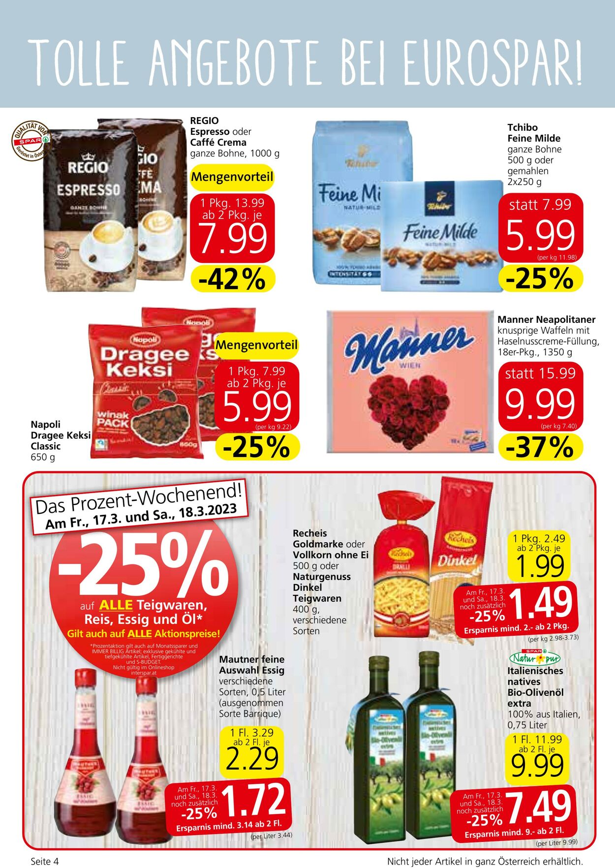 Prospekt Eurospar 16.03.2023 - 29.03.2023