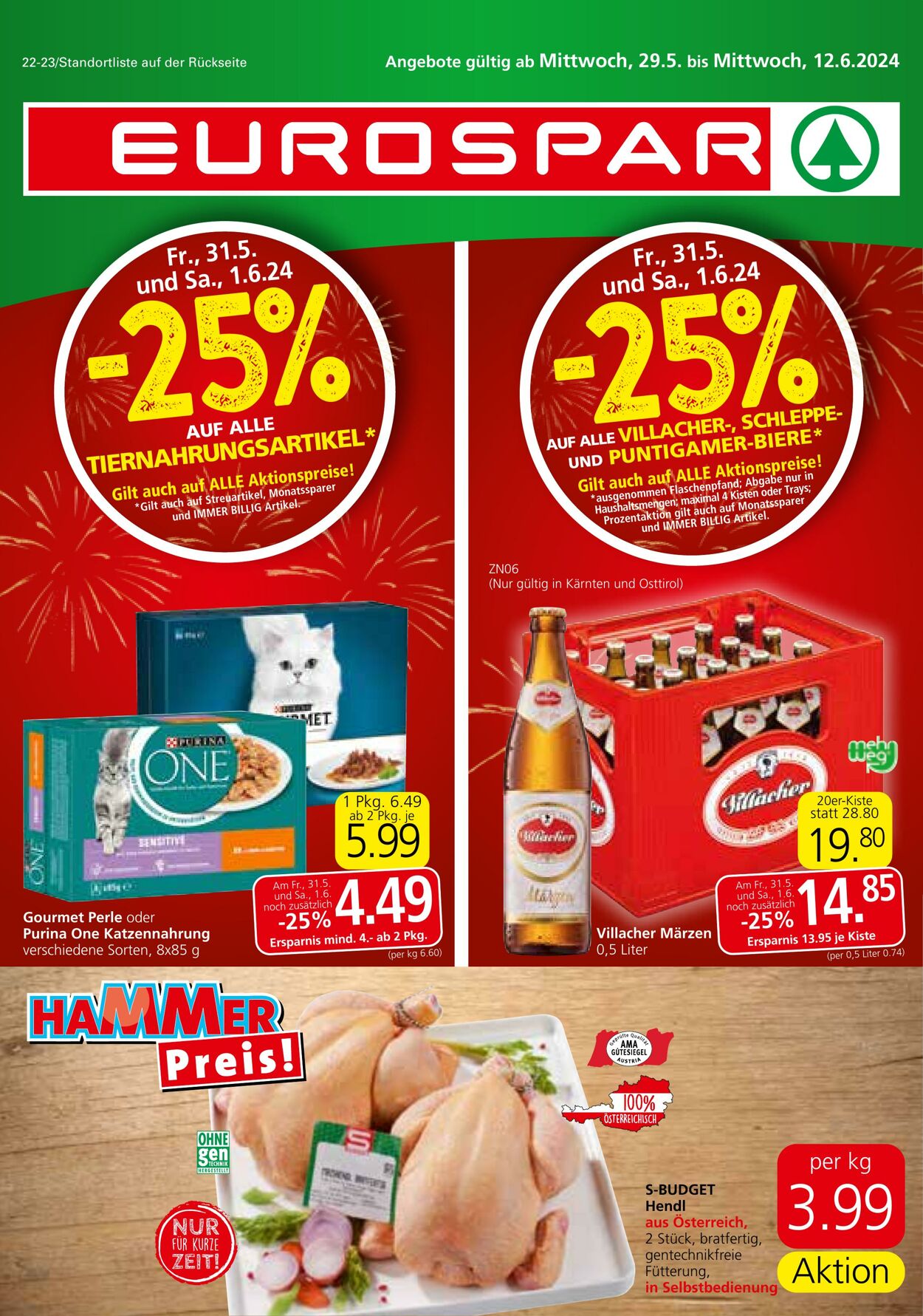 Prospekt Eurospar 29.05.2024 - 12.06.2024