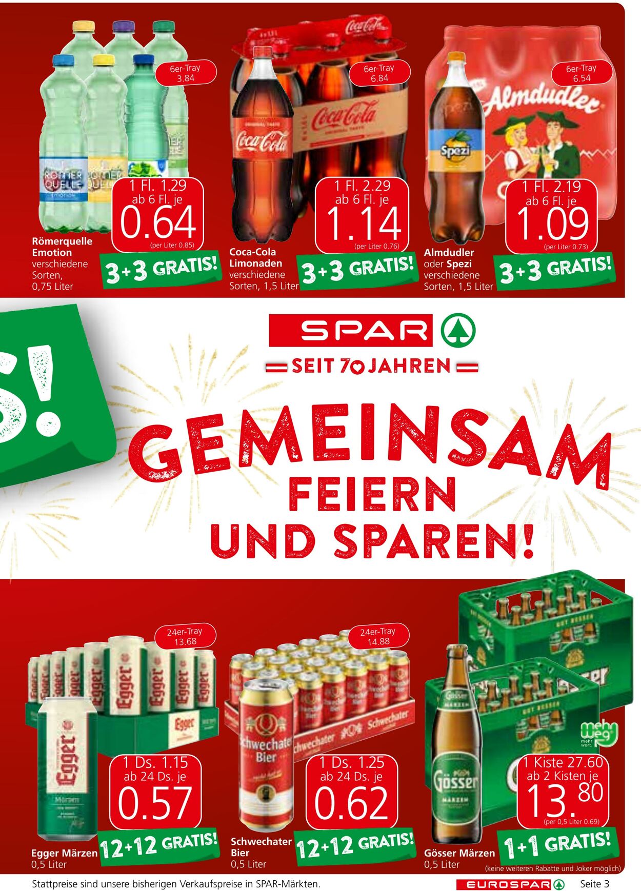 Prospekt Eurospar 25.07.2024 - 07.08.2024