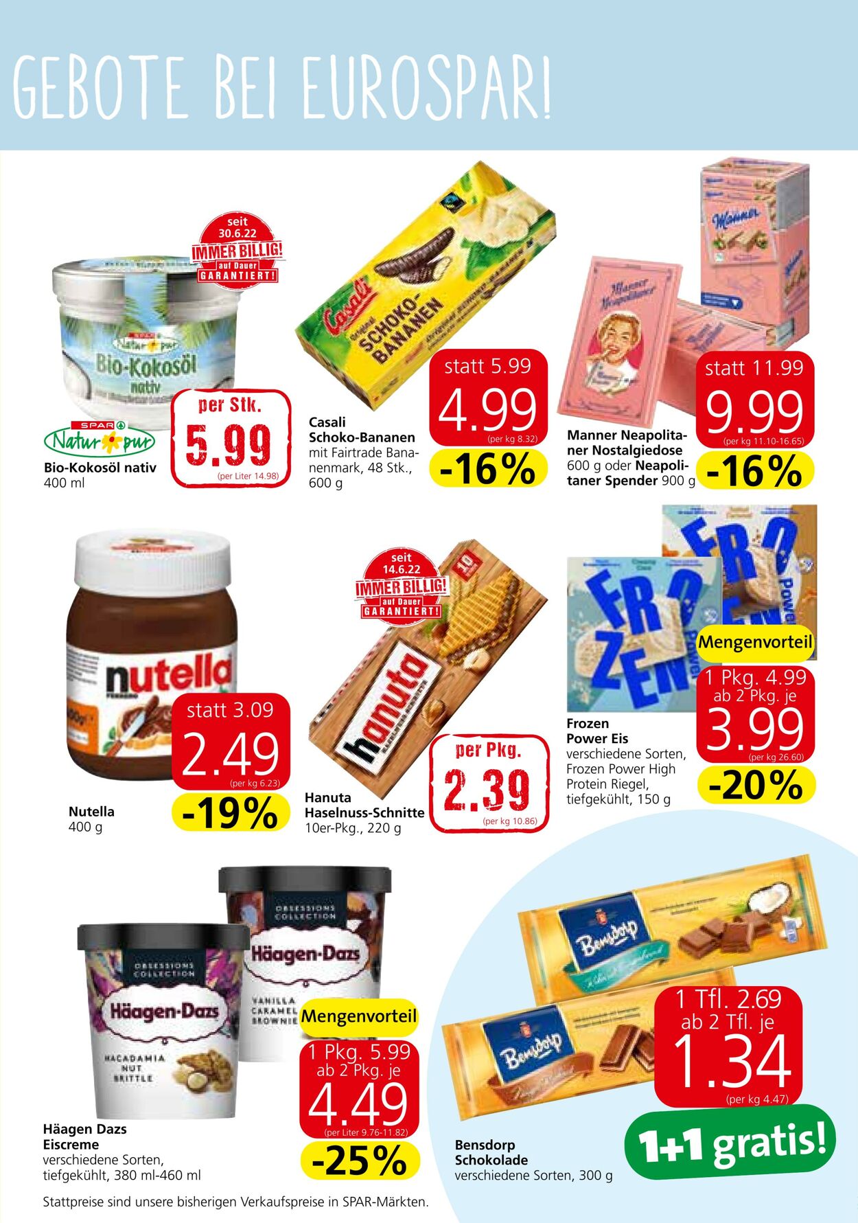 Prospekt Eurospar 11.08.2022 - 24.08.2022