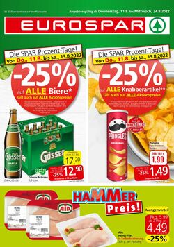 Prospekt Eurospar 11.08.2022 - 24.08.2022