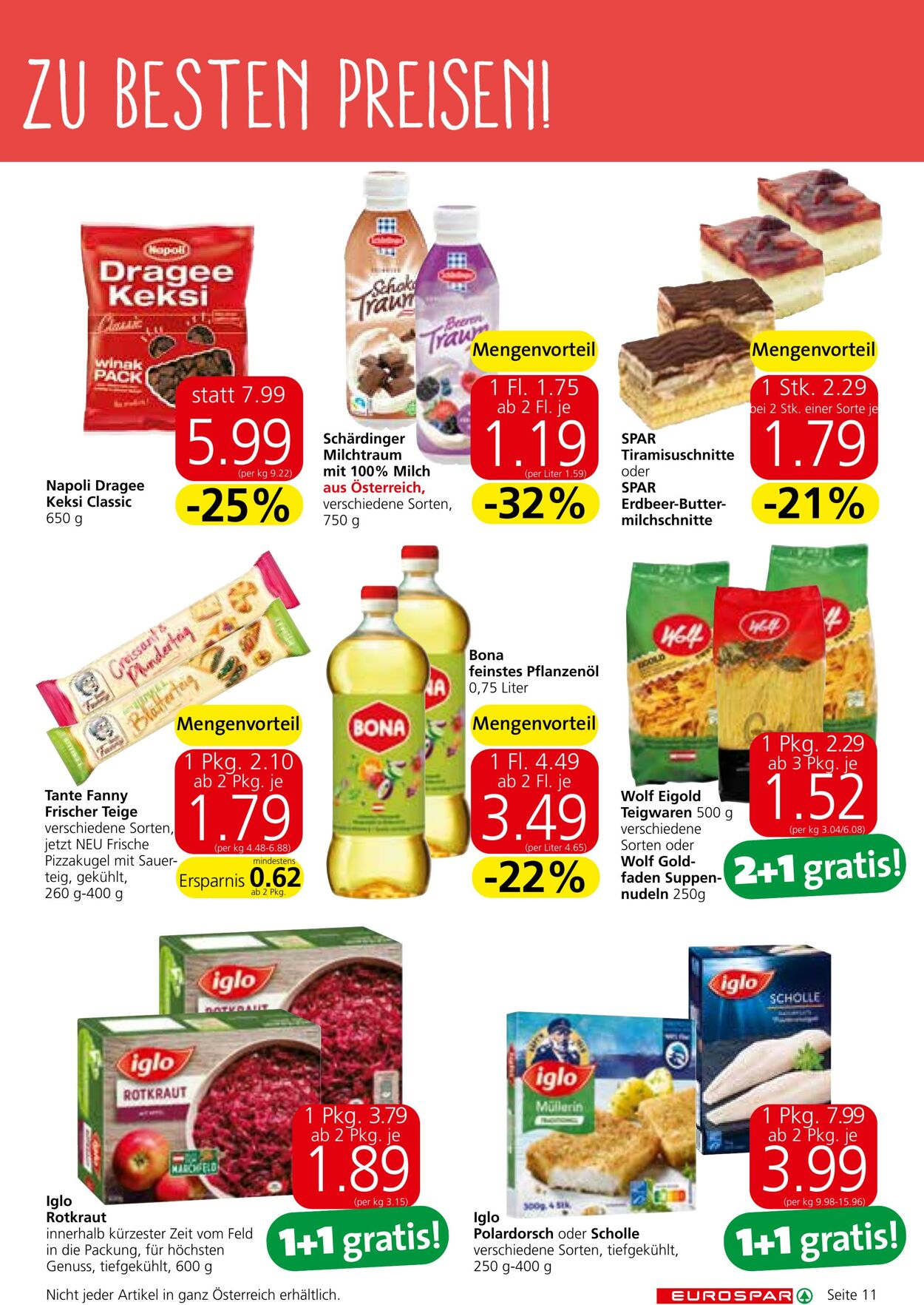 Prospekt Eurospar 20.10.2022 - 02.11.2022