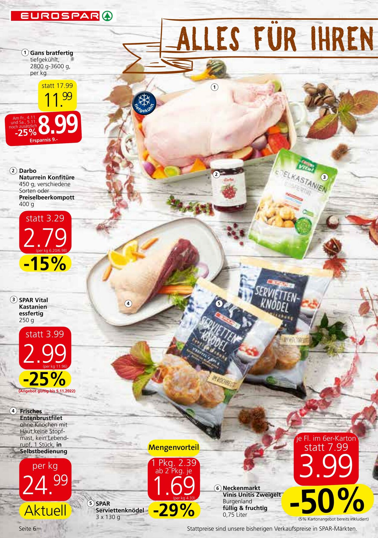 Prospekt Eurospar 03.11.2022 - 16.11.2022