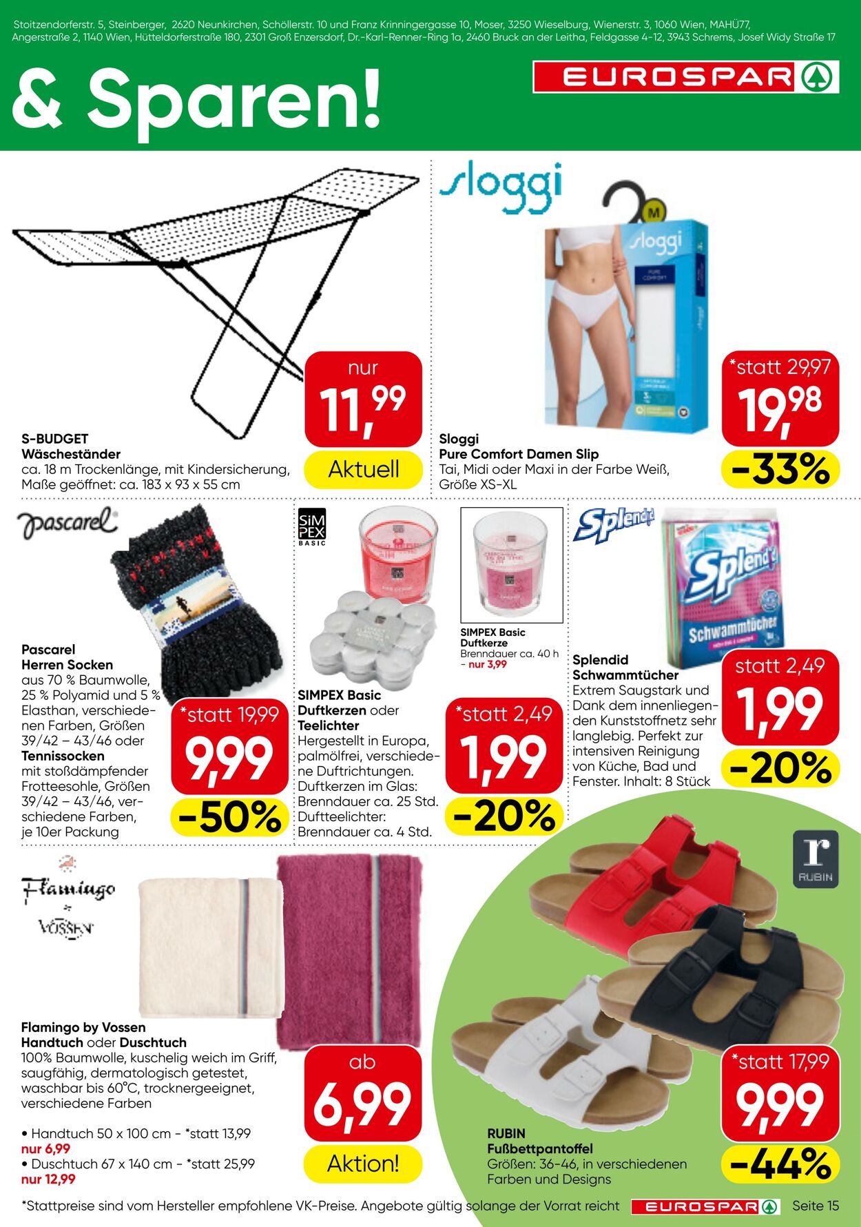 Prospekt Eurospar 16.01.2025 - 29.01.2025